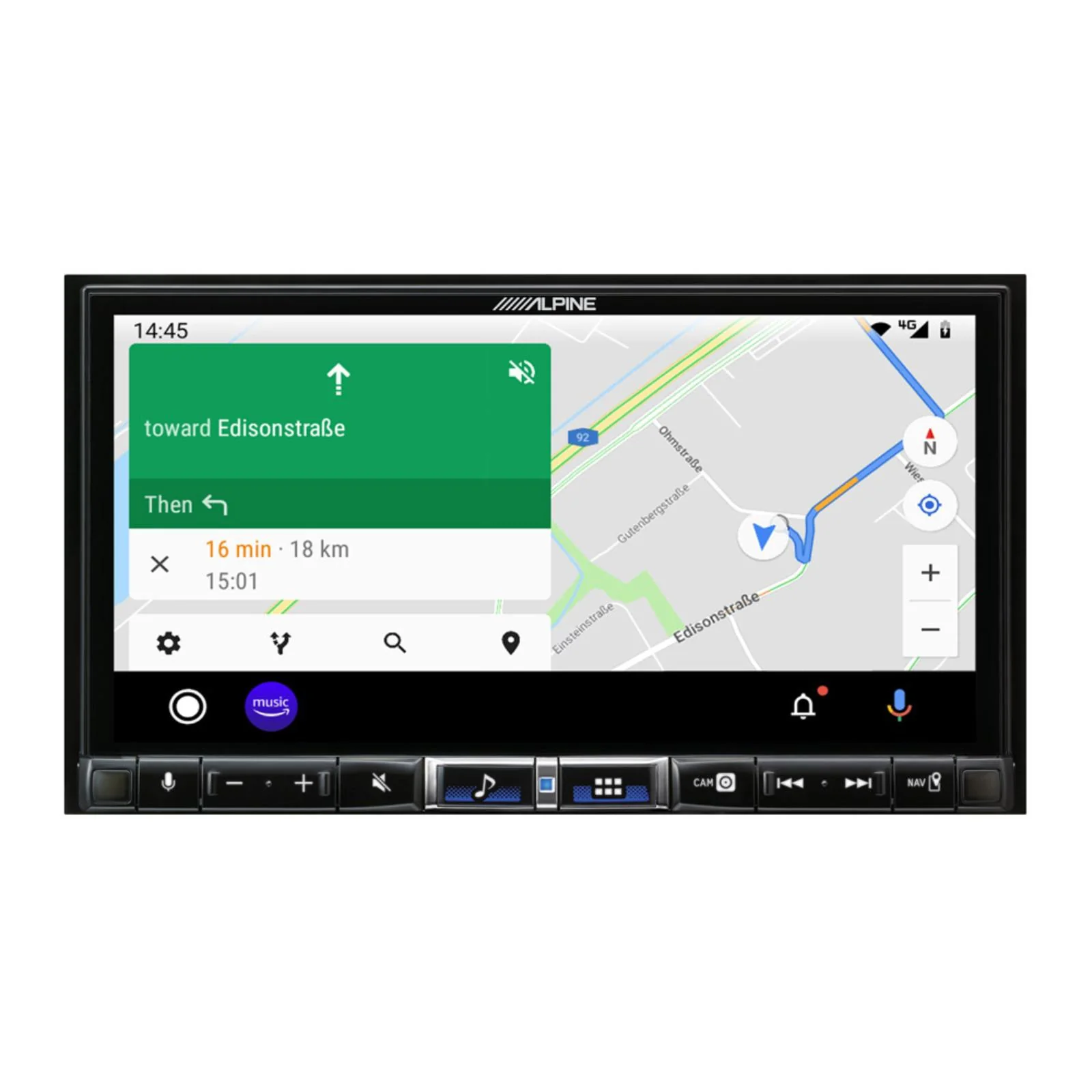 Alpine ILX-705D Apple CarPlay Android Auto DAB Radio Bluetooth 7" Car Stereo - Image 4