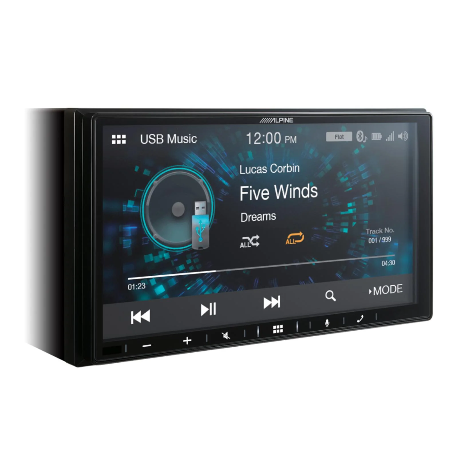Alpine iLX-W650BT Apple CarPlay Android Auto Bluetooth Shallow Mount Car Stereo - Image 5