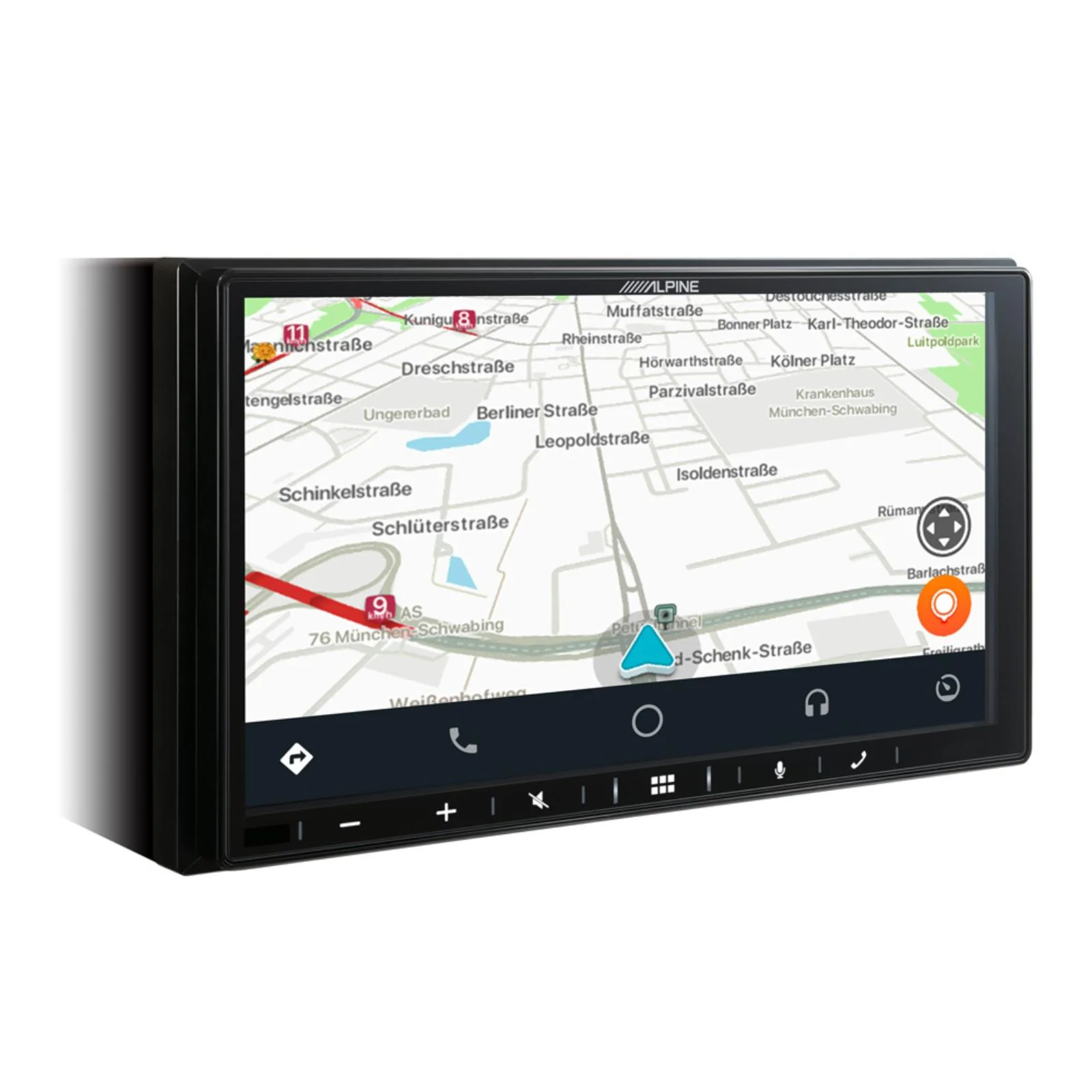 Alpine iLX-W650BT Apple CarPlay Android Auto Bluetooth Shallow Mount Car Stereo - Image 6