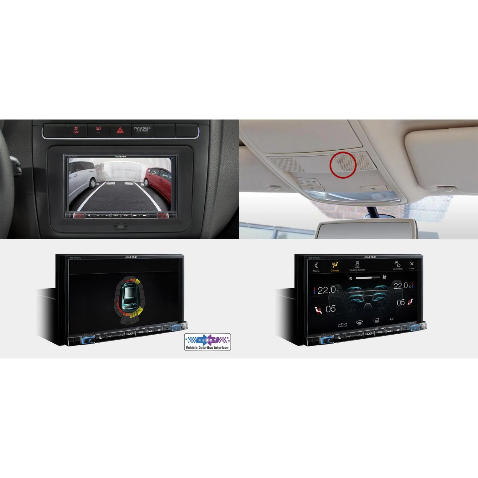 Alpine KIT-7VWX303 7 Inch Installation Kit Facia Steering Controls VW Seat Skoda - Image 3