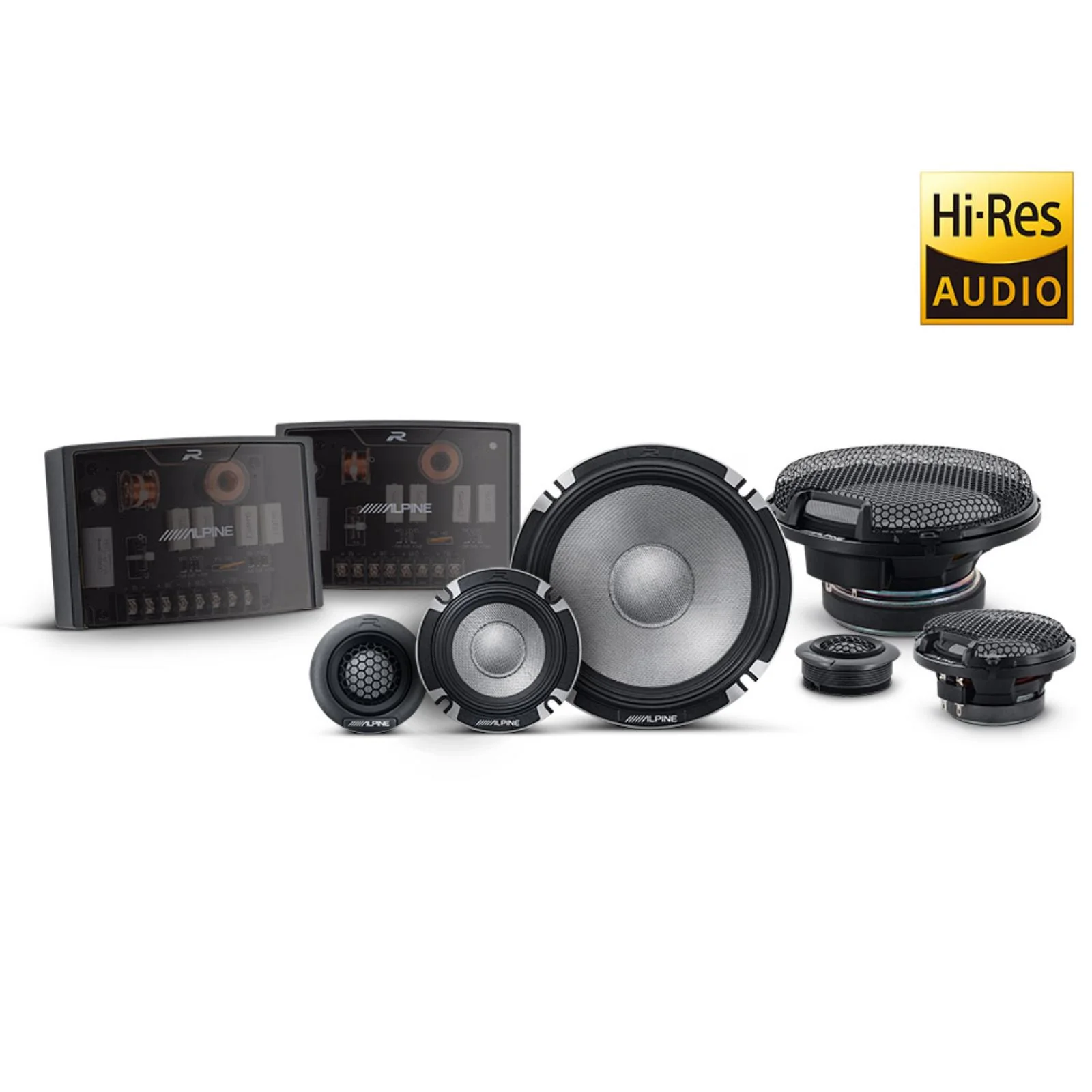 Alpine R2-S653 Speakers 6.5 Inch 16.5cm 2022 R Series Pro 3 Way Component 100w - Image 5