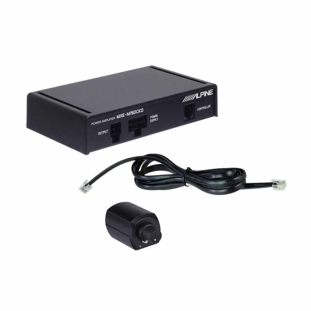 Alpine SWA-150KIT Amp 2 Channel Amplifier with Bass Remote Designed for SWC-D84S - Image 3