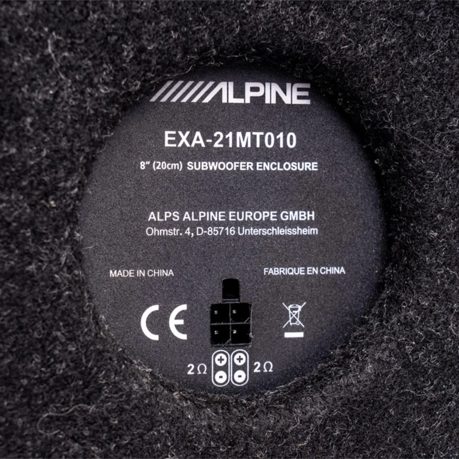 Alpine SWC-D84T6 Underseat Subwoofer Sub Enclosure for Volkswagen Transporter T6 - Image 8