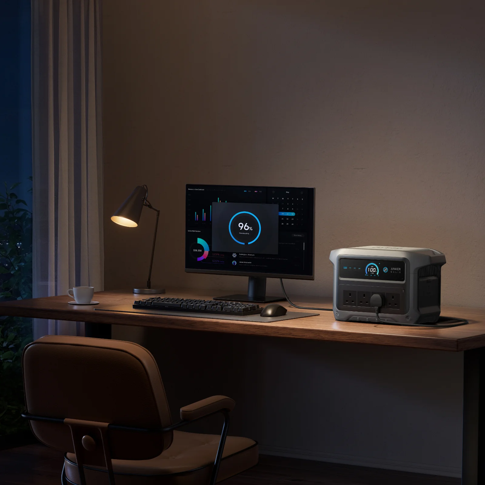Anker SOLIX C1000 Gen 2 Battery Power Station + PS200 Bifacial Solar Panel 200w - Image 13