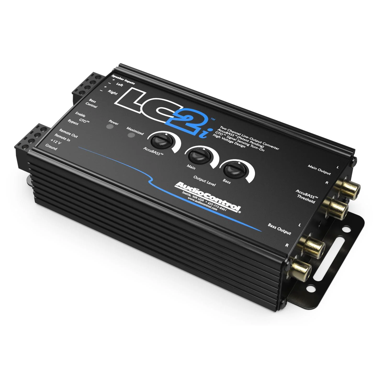 AudioControl LC2i 2 Channel RCA Line Out High to Low Converter with Accubass - Image 3