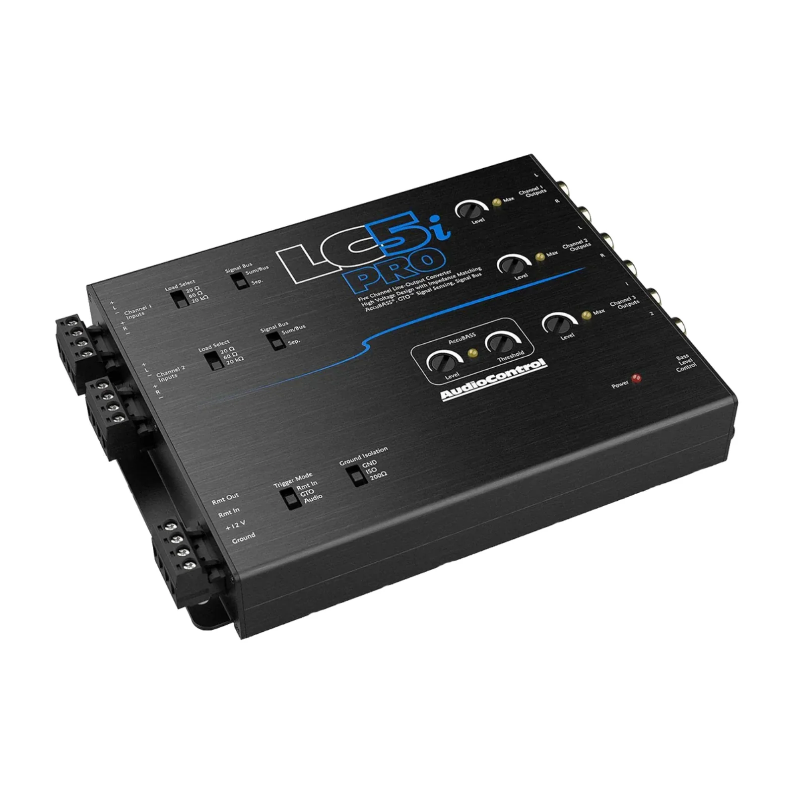 AudioControl LC5i Pro 5 Channel Active Line Out Converter AccuBASS with ACR-1 - Image 4