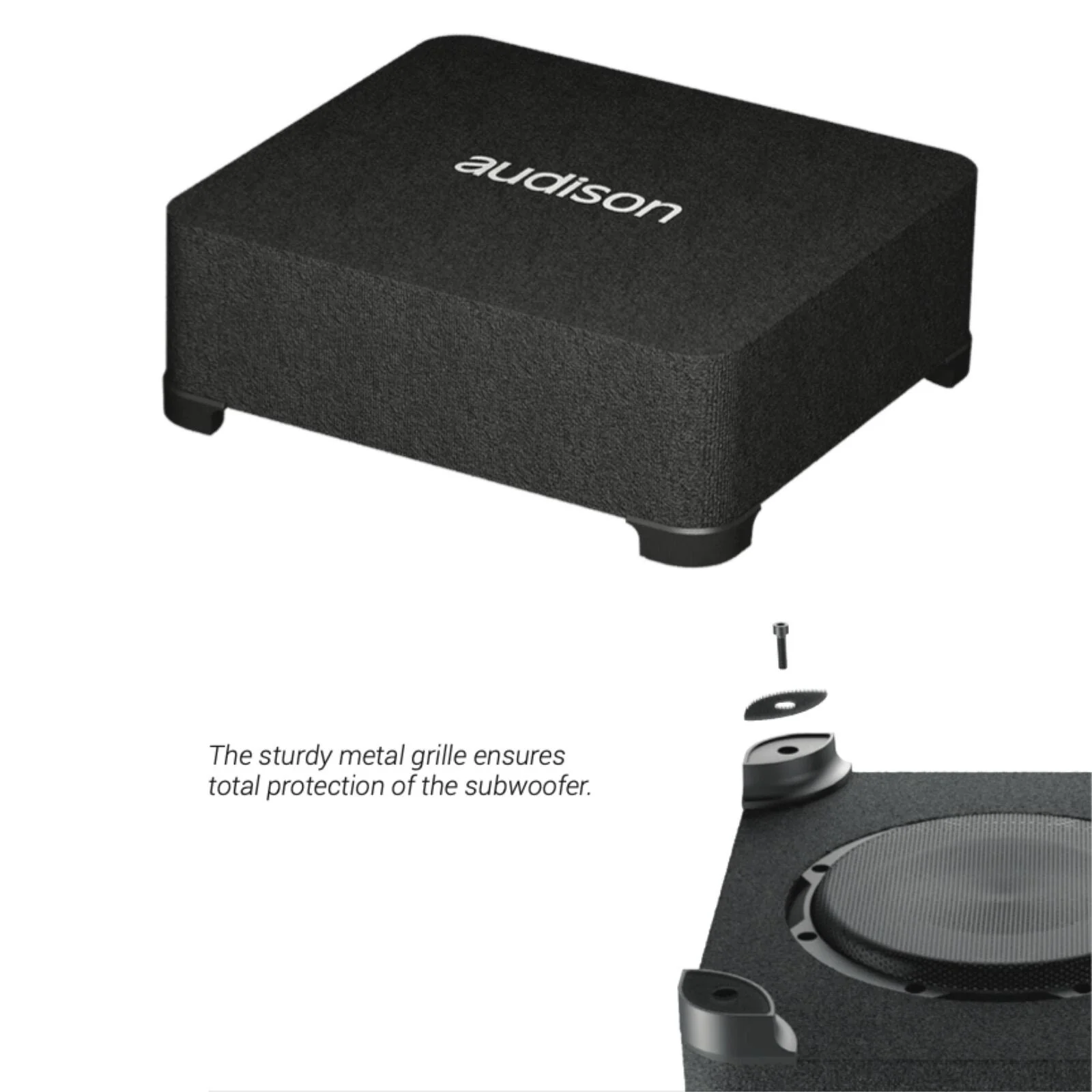 Audison Prima APBX 10 DS 10" Passive Sub Box Compact Subwoofer Enclosure 400w - Image 3