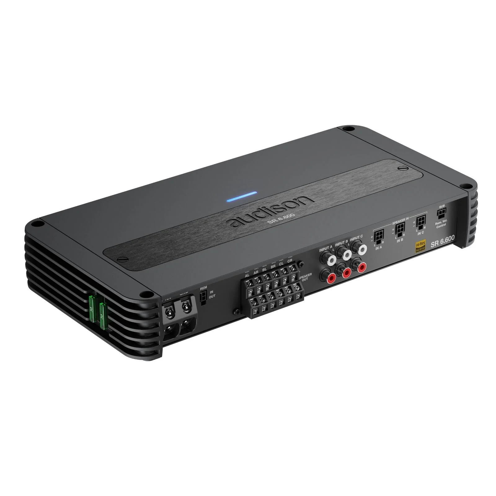 Audison SR 6.600 Amp 6 Channel High Power Bridgeable Speaker Amplifier 1120w RMS
