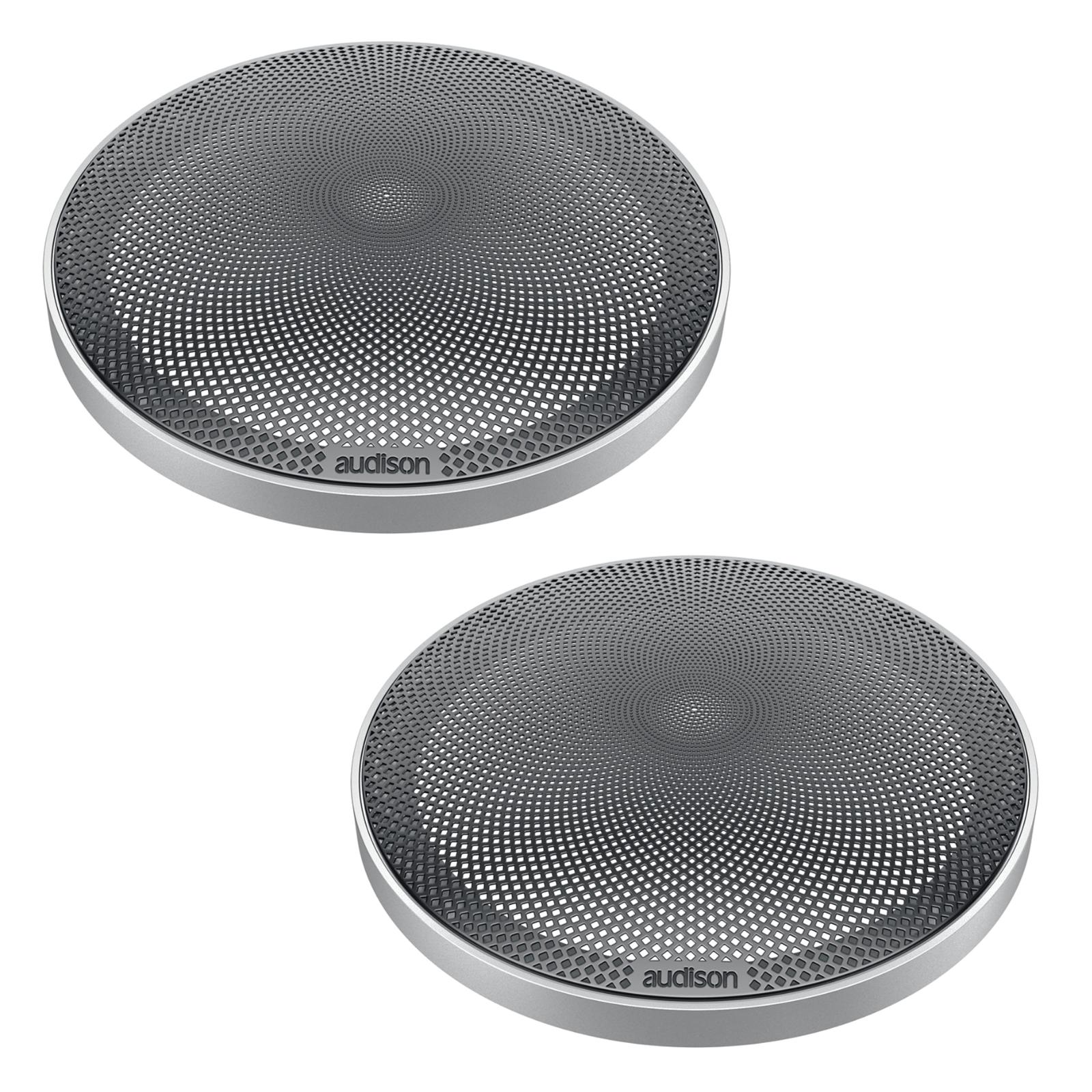 Audison Thesis THG 6.5 II Steel Mesh Grilles Pair for Orchestra Coro Sax Woofers