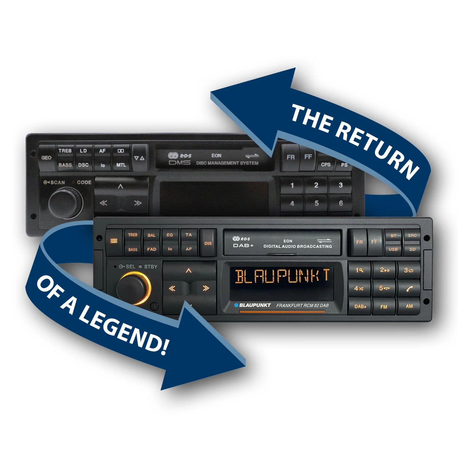 Blaupunkt Frankfurt RCM 82 DAB Retro Classic Car Stereo Bluetooth USB SD AUX - Image 7