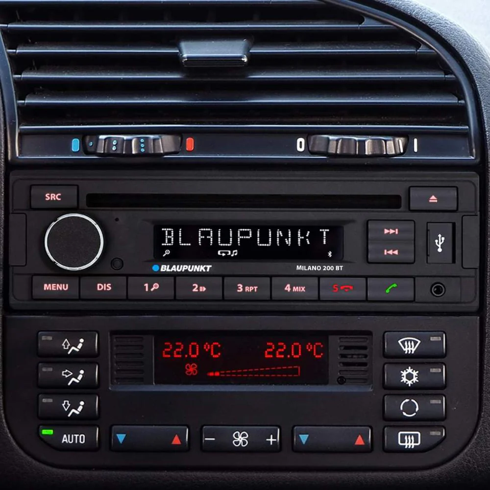 Blaupunkt Milano 200 BT Car Stereo CD Bluetooth Front USB AUX Retro OEM Look - Image 3