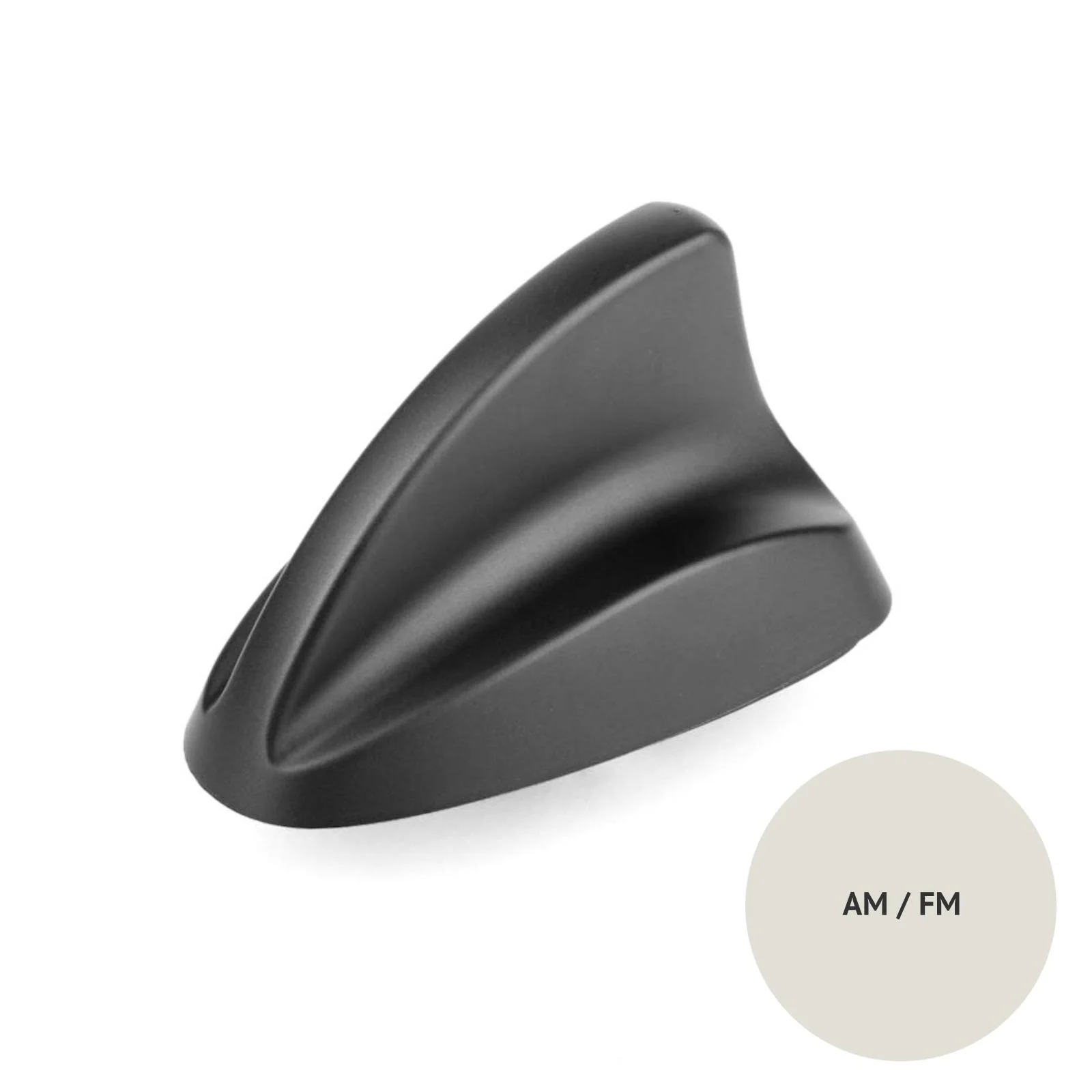 Calearo AM FM Aerial Roof Mount Shark Fin Active Radio Antenna Black 7677830 - Image 2