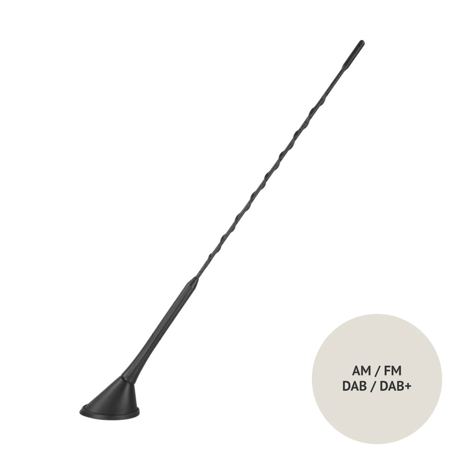 Calearo AM FM & DAB+ Aerial Roof Mount 41cm Whip Digital Radio Antenna 7677850 - Image 2