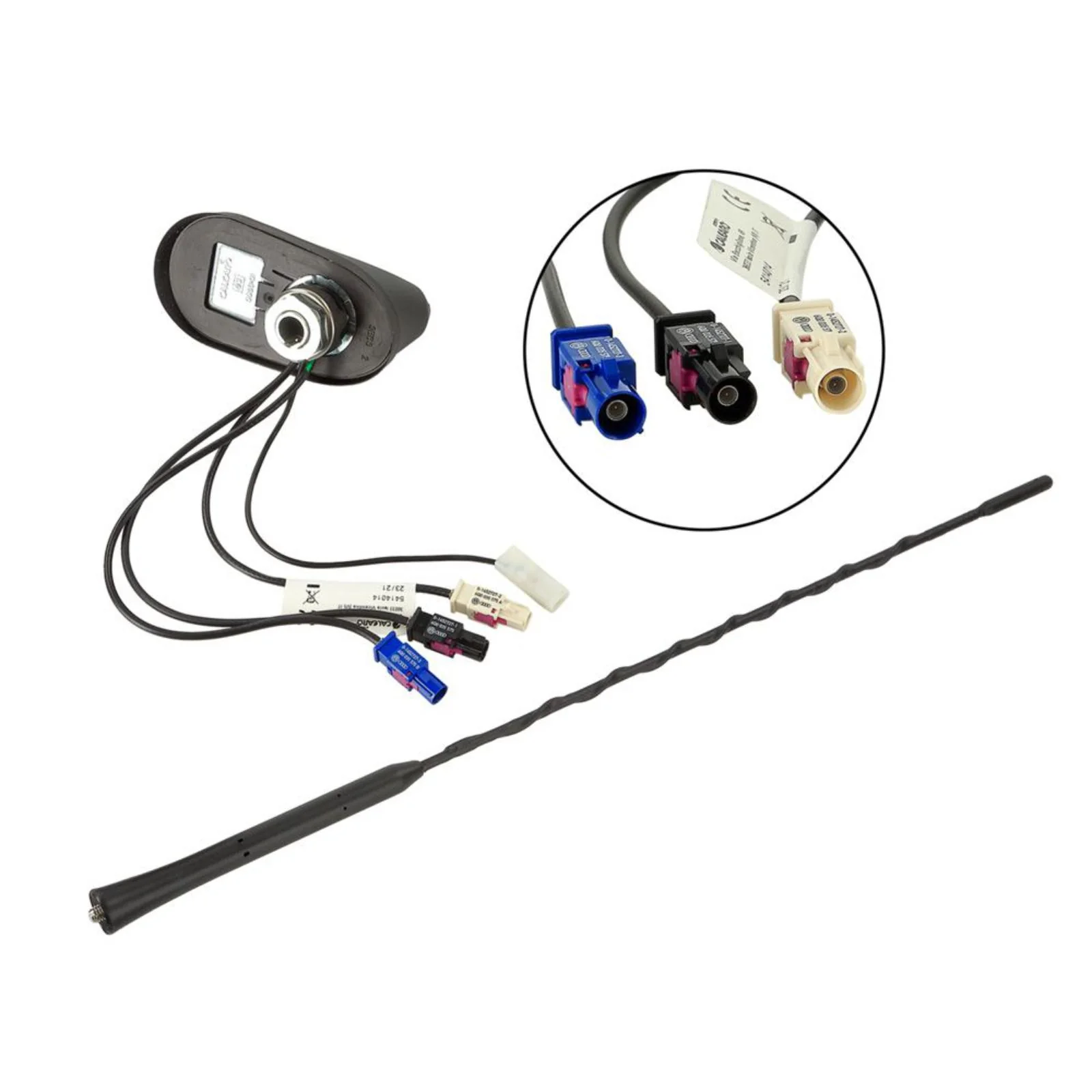 Calearo AM FM & DAB+ GPS Aerial Roof Mount Whip Digital Radio Antenna 7677840 - Image 3