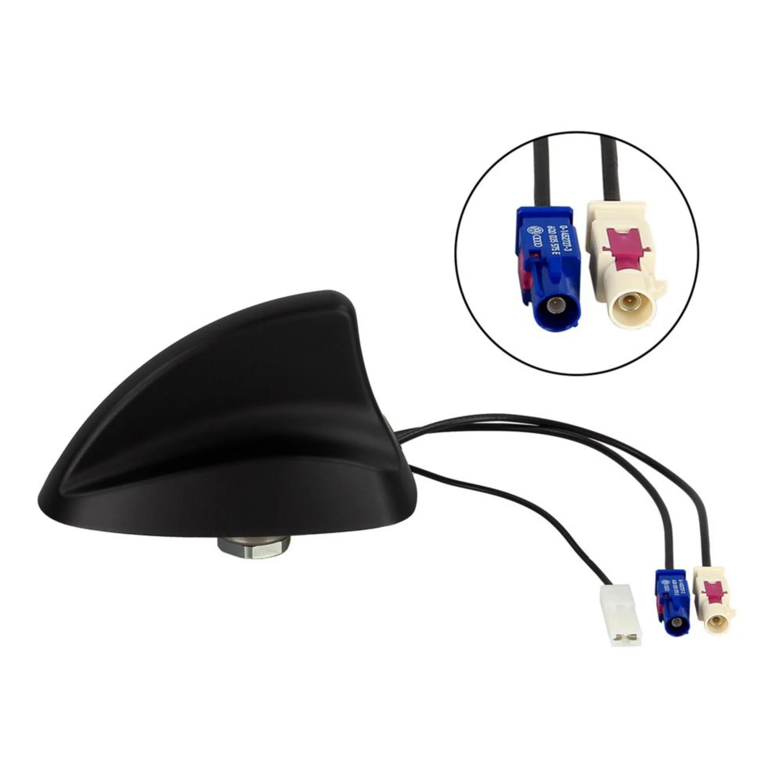 Calearo AM FM GPS Aerial Roof Mount Shark Fin Active Radio Antenna Black 7677825 - Image 3