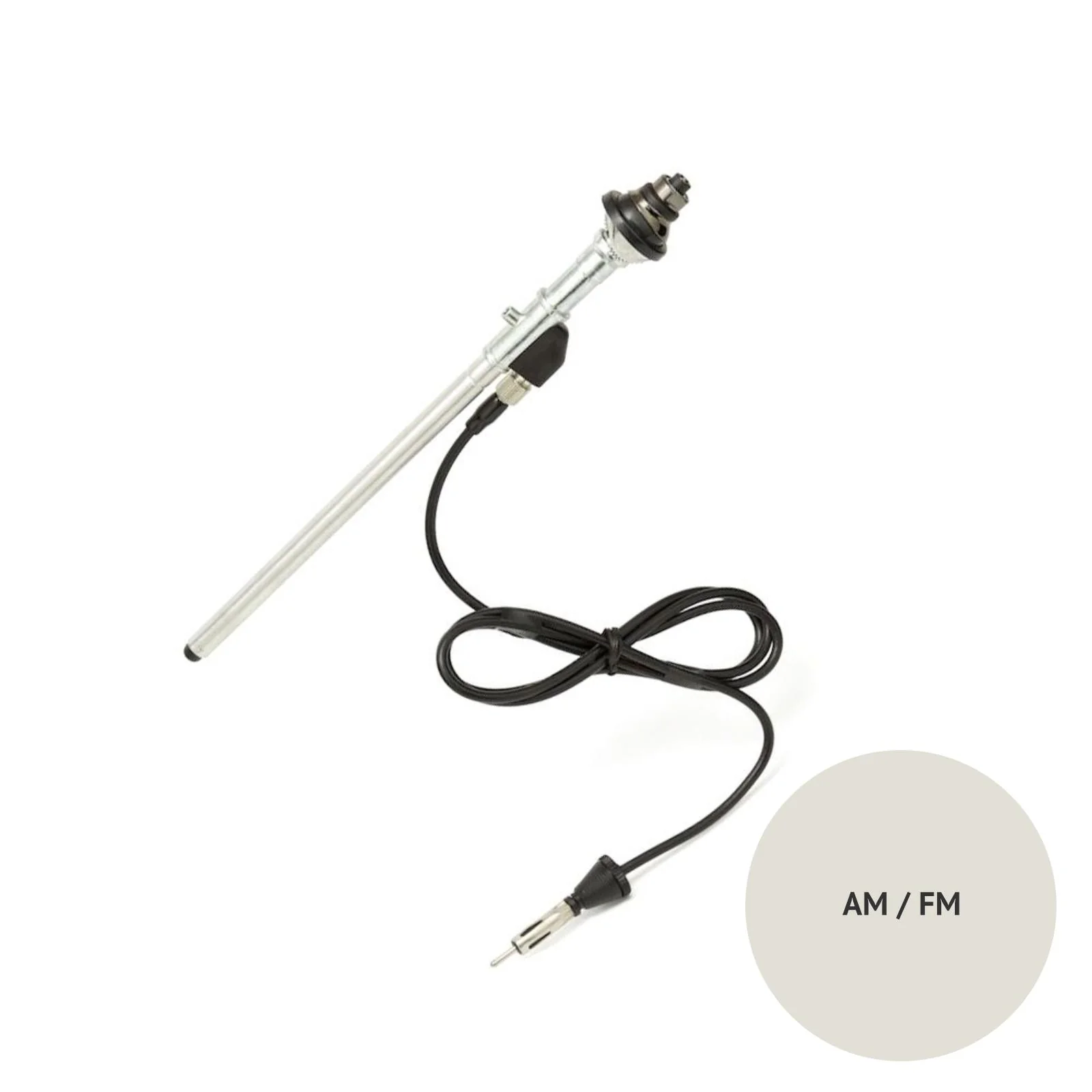 Calearo AM FM Universal Aerial Telescopic Wing Mount Antenna Chrome 7677153 - Image 2