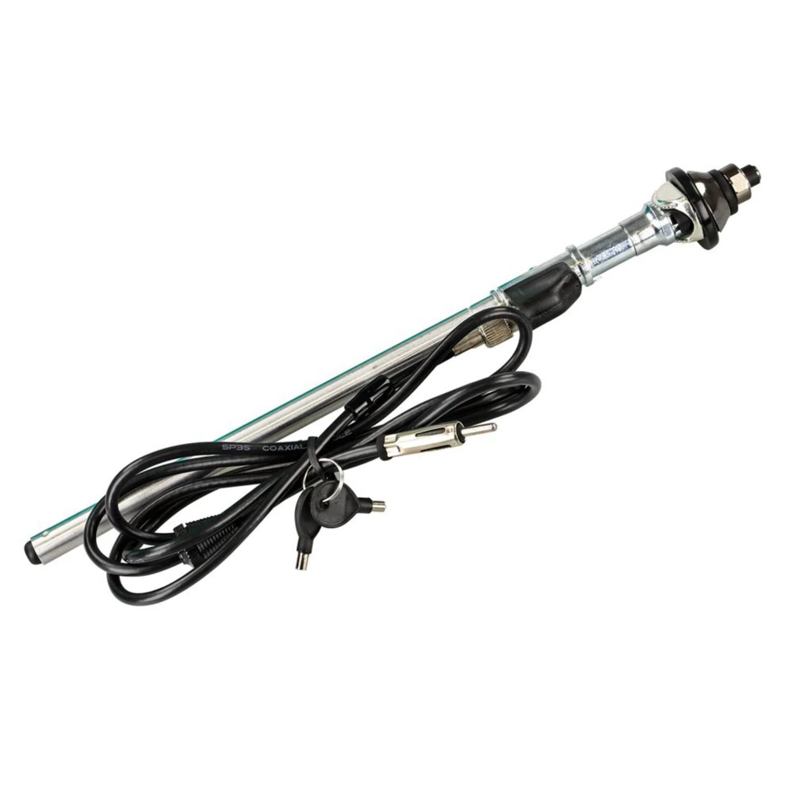 Calearo AM FM Universal Aerial Telescopic Wing Mount Antenna Chrome 7677153 - Image 4