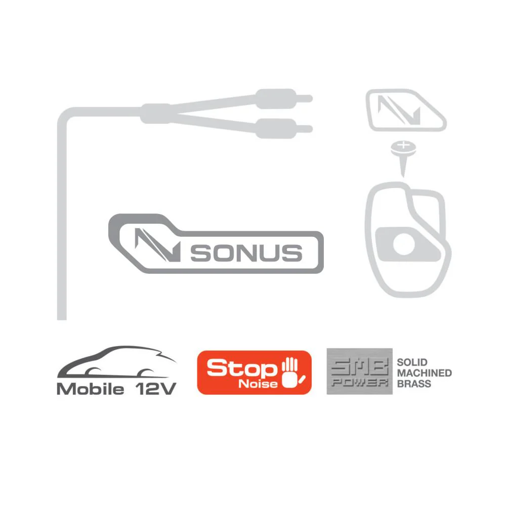 Connection Sonus ST2 100 1m 3.3 ft 2 Channel Car RCA Amp Cable Lead - Image 2