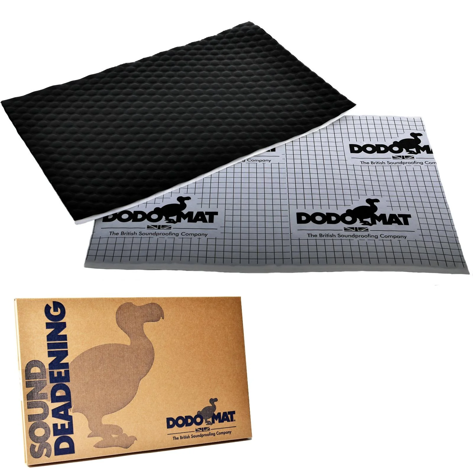 Dodo Mat DEADN Pro Sound Deadening 10 Black Sheets Car Vibration Damper Proofing