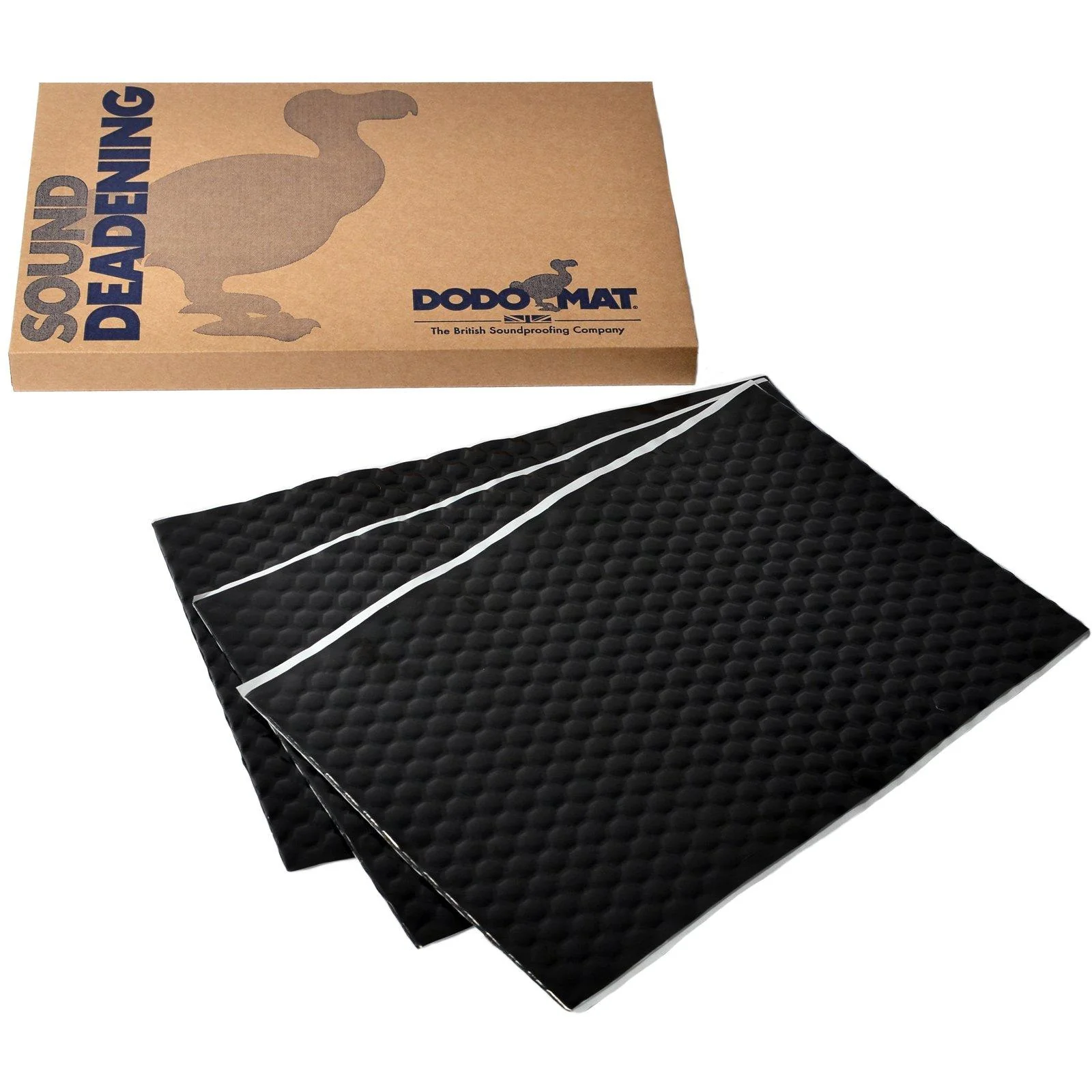 Dodo Mat DEADN Pro Sound Deadening 10 Black Sheets Car Vibration Damper Proofing - Image 5