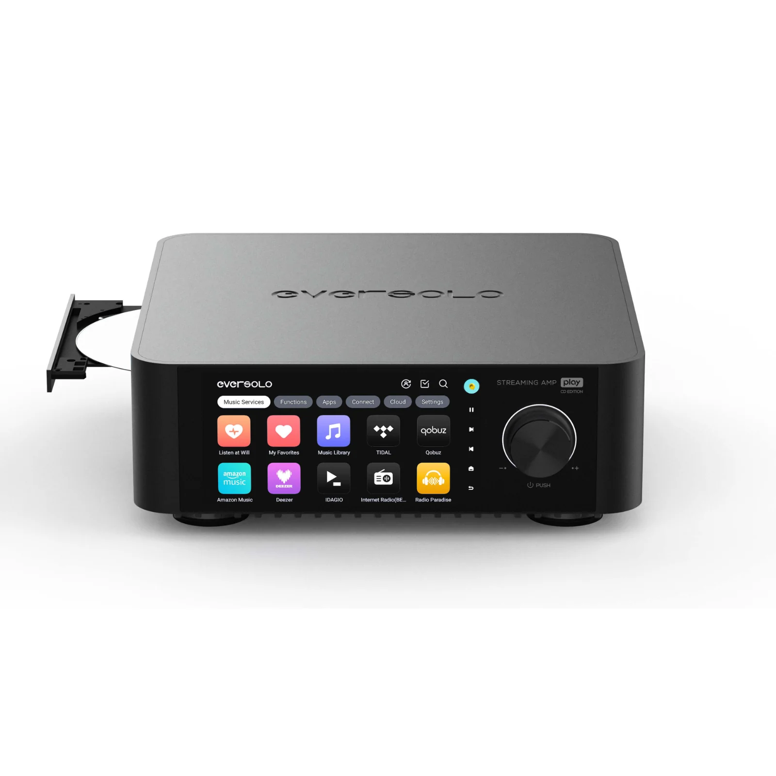 Eversolo Play CD Edition Streaming DAC Amplifier All In One App Music Streamer - Image 3