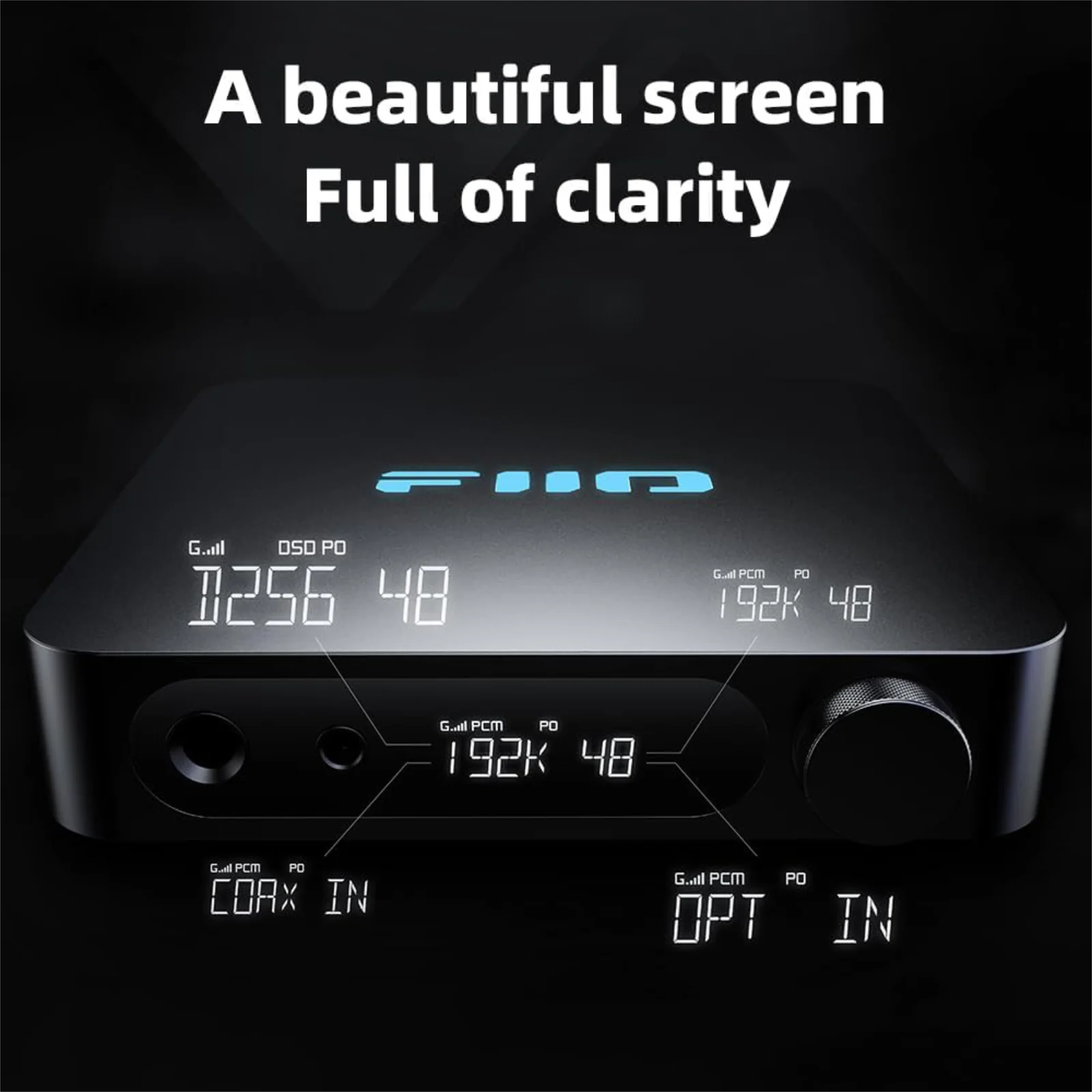 Fiio K11 Compact Desktop DAC and Balanced Headphone Amplifier Hi-Res Black - Image 4