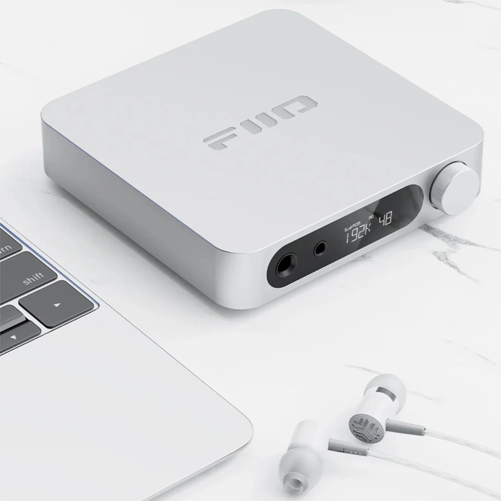 Fiio K11 Compact Desktop DAC and Balanced Headphone Amplifier Hi-Res Silver - Image 4