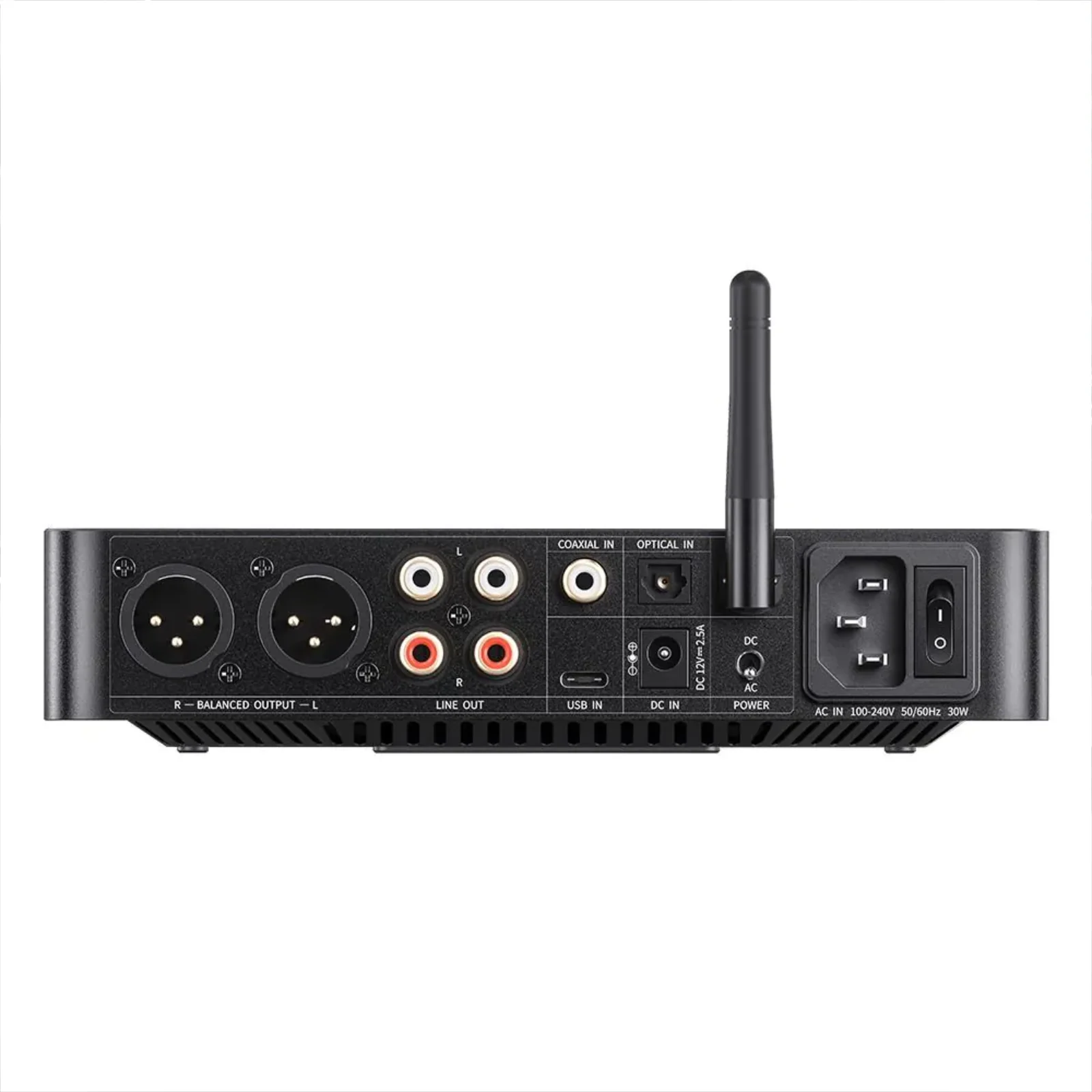 Fiio K13 R2R Compact Desktop DAC and Headphone Amplifier Bluetooth Hi-Res Black - Image 3