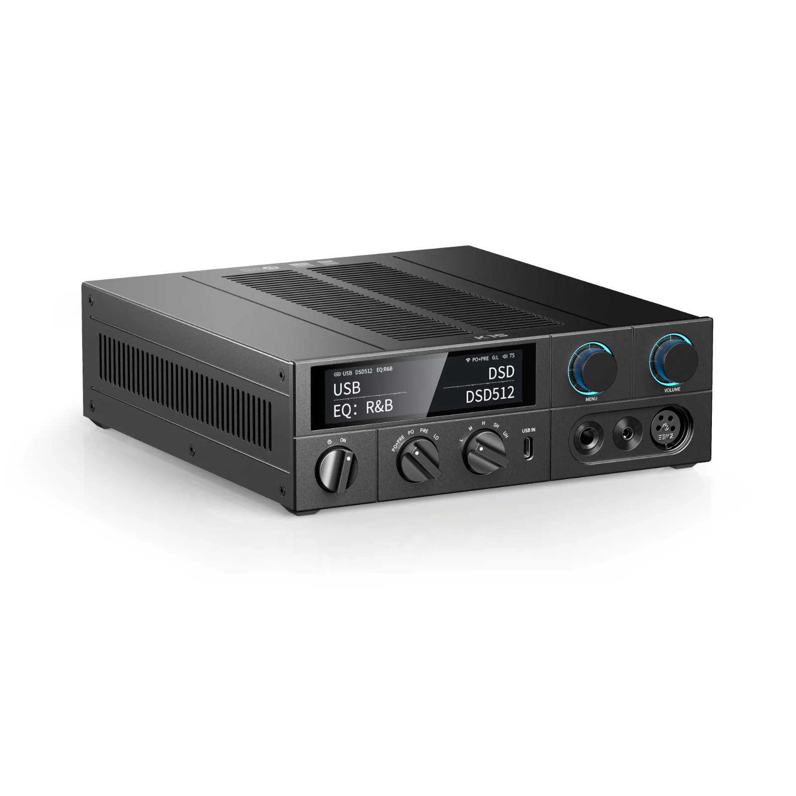 FiiO K15 Desktop DAC and Headphone Amplifier Bluetooth Media Streamer Black - Image 3
