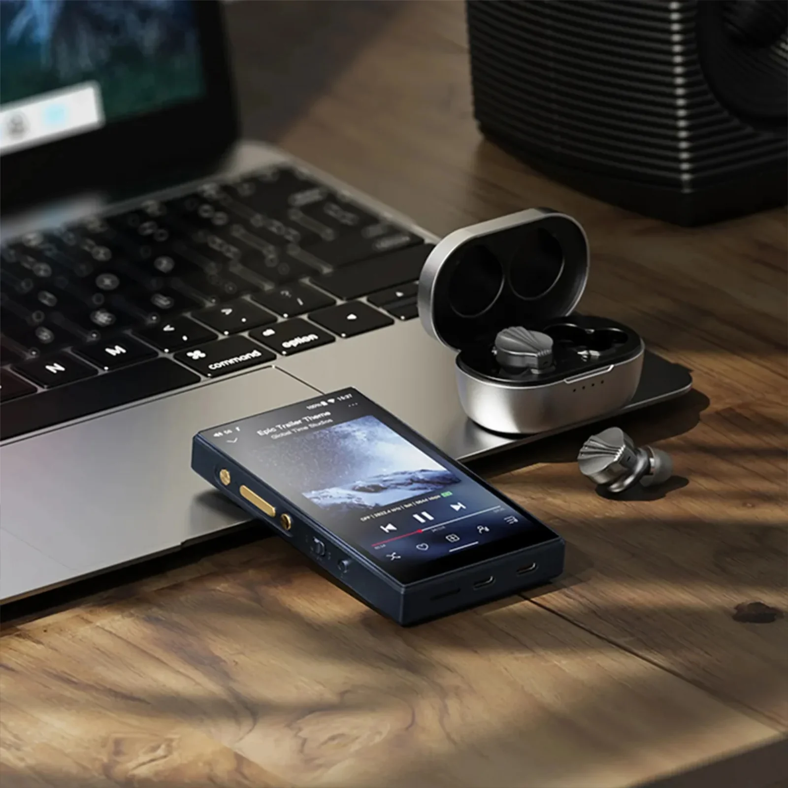 FiiO M21 DAP Portable Hi-Res Digital Audio Music Player Bluetooth 5.0 Dark Blue - Image 5