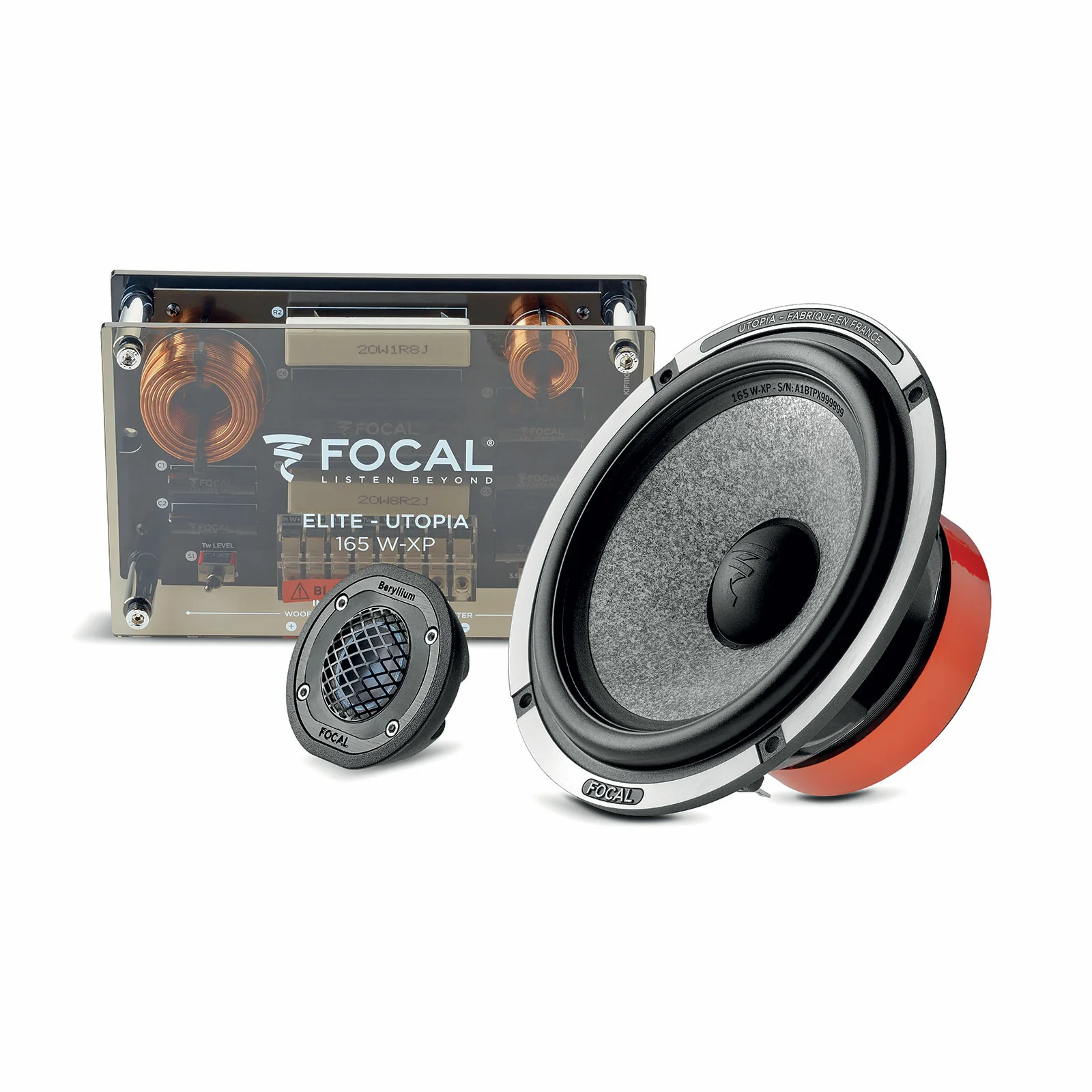 Focal 165 W-XP Utopia Passive 2 Way Speaker Kit with Beryllium Tweeters 100w RMS - Image 2