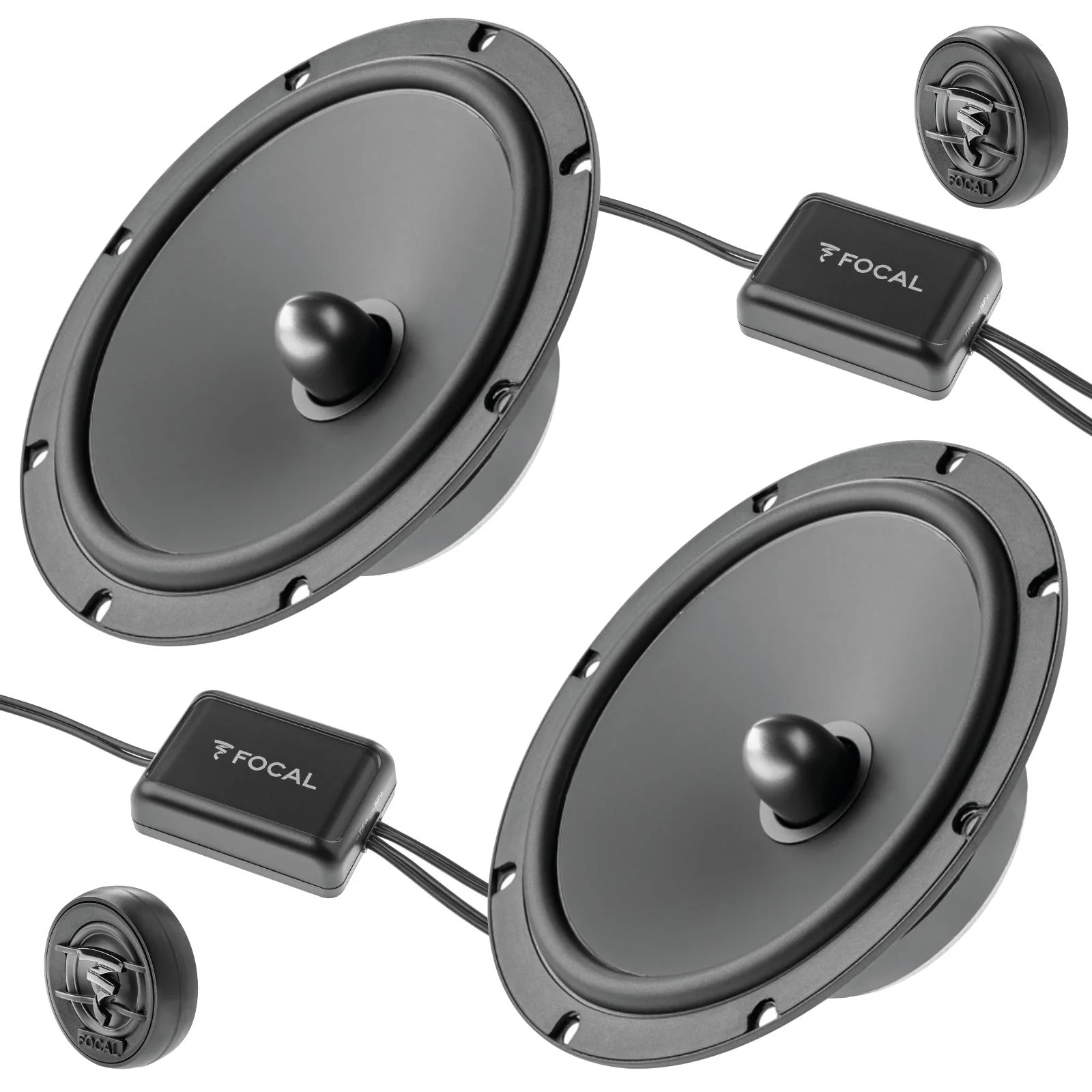 Focal ASE 165 S Auditor Series 2 Way 6.5" Slim Car Door Component Speakers 60w