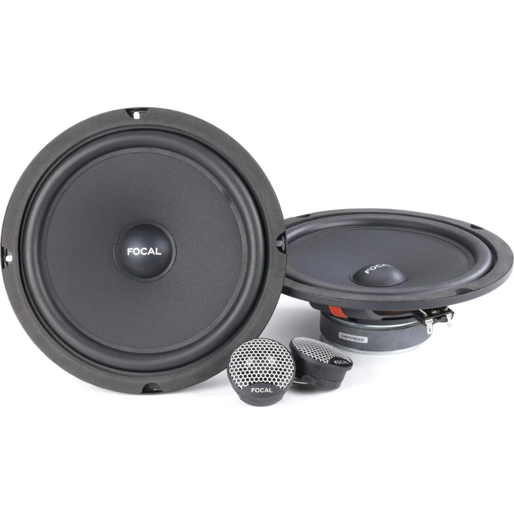 Focal ISU 200 Shallow Mount 8" Car Door 2 Way Component Speakers 80w RMS Pair - Image 9