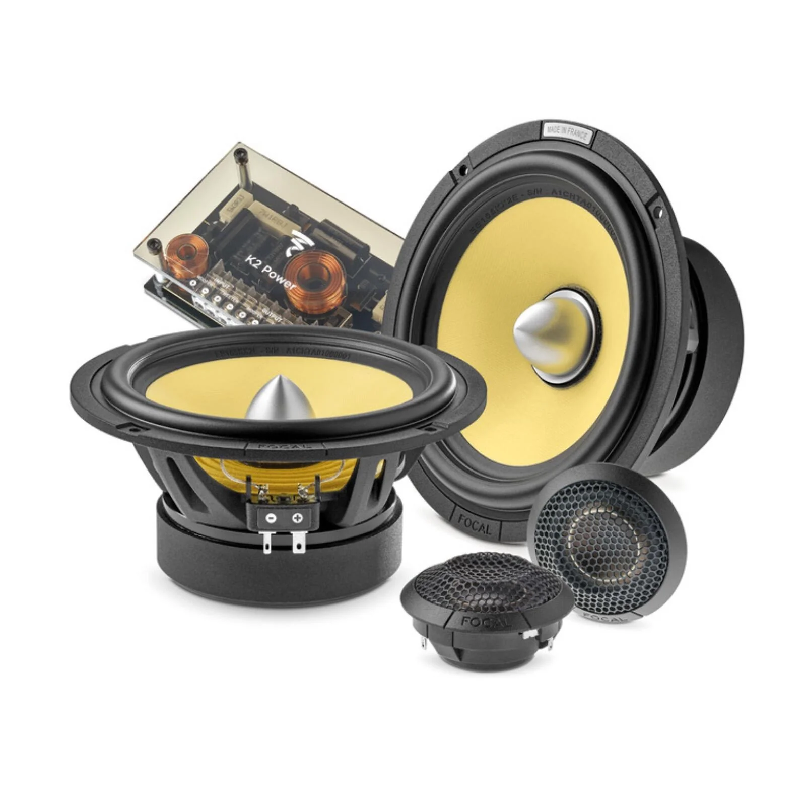 Focal K2 Power ES 165 KX2E 6.5 Inch 16.5cm 2 Way Component Speakers 120w Pair