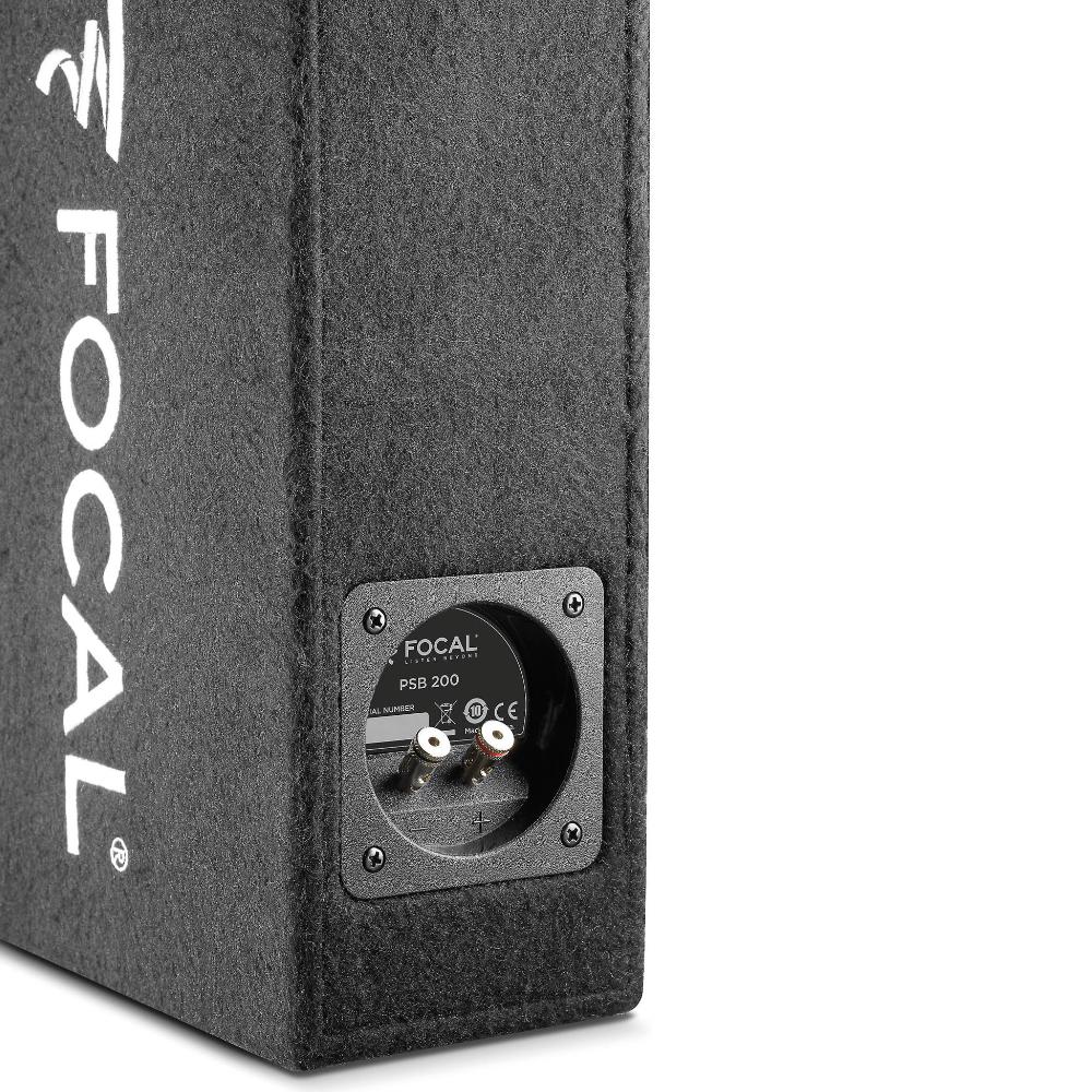 Focal PSB200 Sub Polyglass Series 8" Sealed Shallow Mount Enclosure Subwoofer - Image 5