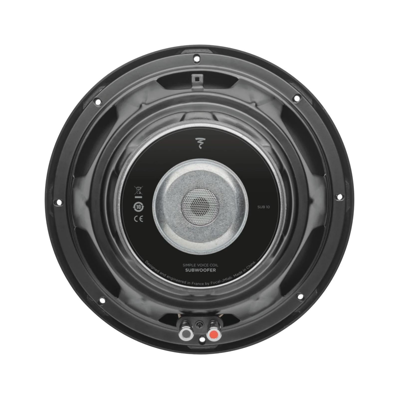 Focal Sub 10 Performance Single Voice Coil 10 Inch 4 Ohm Car Subwoofer 250w RMS - Image 4