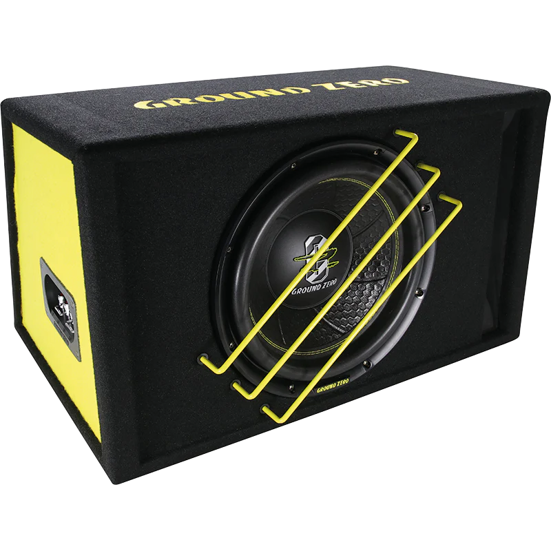 Ground Zero Radioactive GZRB 30SPL Vented 12" SPL Subwoofer Loaded Enclosure