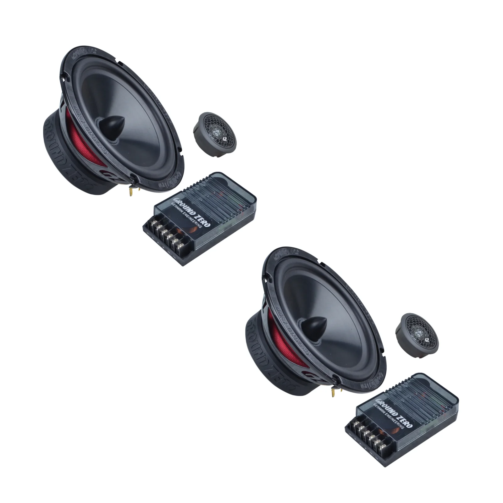 Ground Zero Radioactive GZRC 165.2SQX 6.5 Inch 2 Way SQ Component Speakers 120w - Image 5