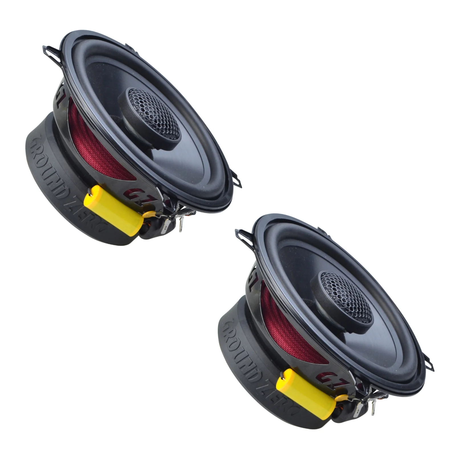 Ground Zero Radioactive GZRF 5.2SQX 5 Inch 2 Way Coaxial Speaker System 80w RMS