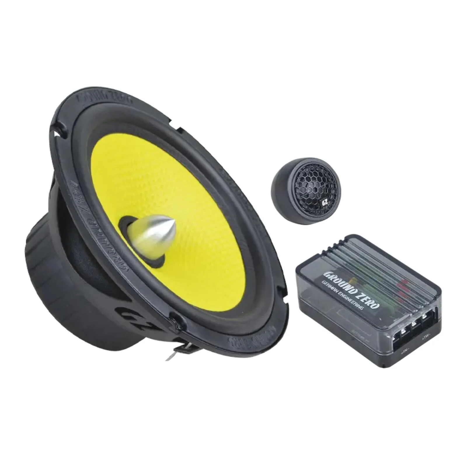 Ground Zero Titanium GZTC 165.2X 6.5 Inch 2 Way Car Component Speakers 100w RMS - Image 2