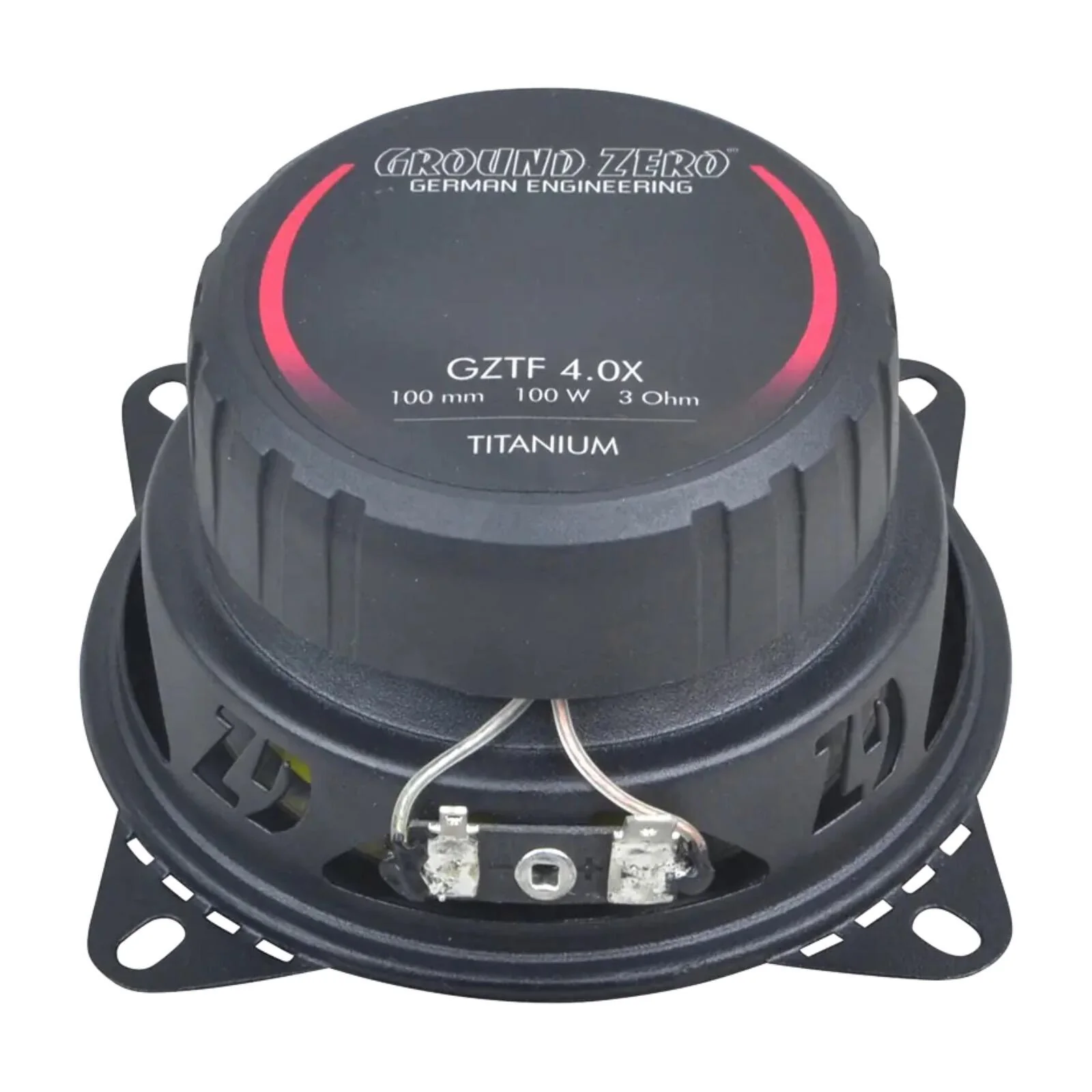 Ground Zero Titanium GZTF 4.0X 4 Inch 2 Way Car Van Coaxial Door Speaker 70w RMS - Image 4
