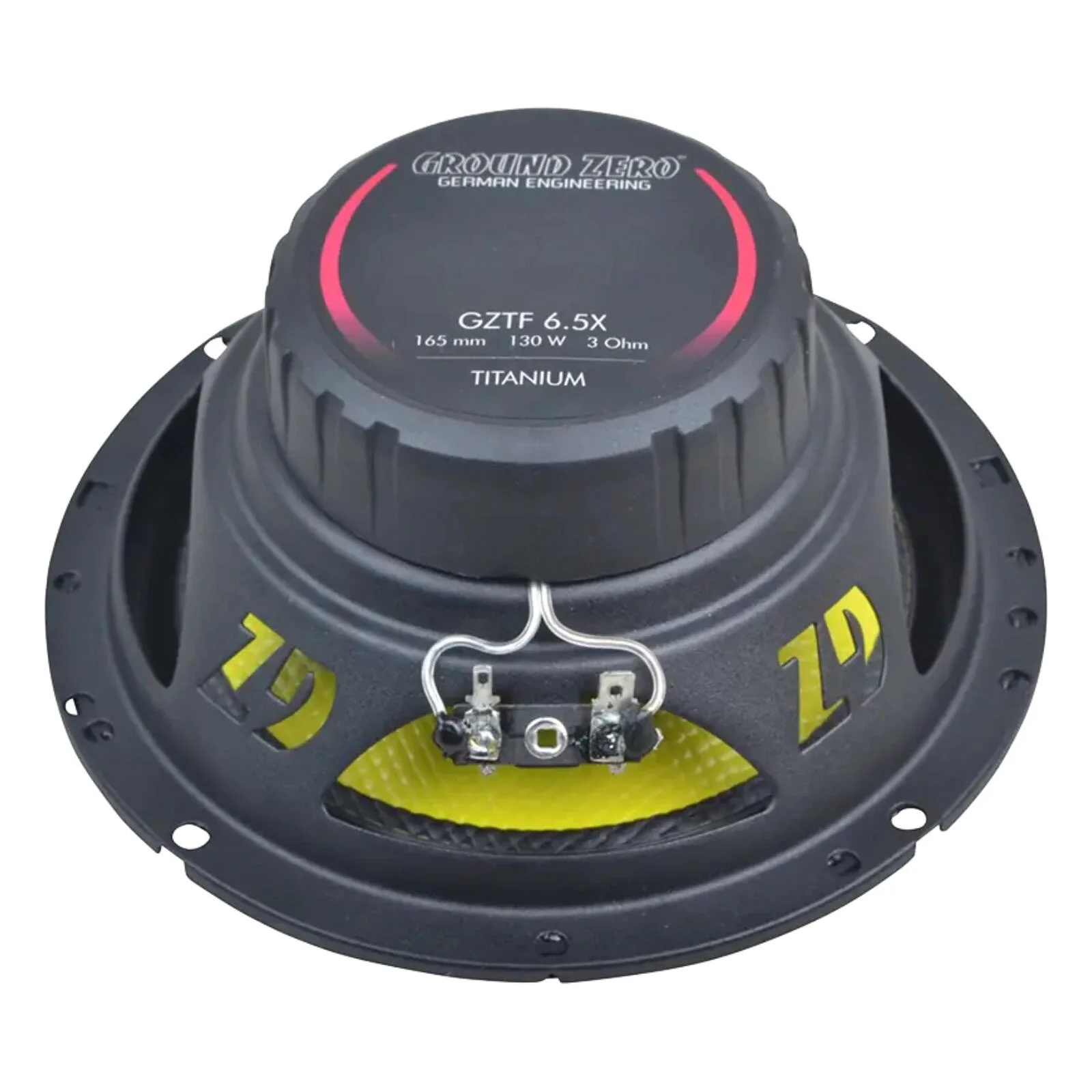 Ground Zero Titanium GZTF 6.5X 6.5 Inch 2 Way Car Van Coaxial Door Speaker 90w - Image 3