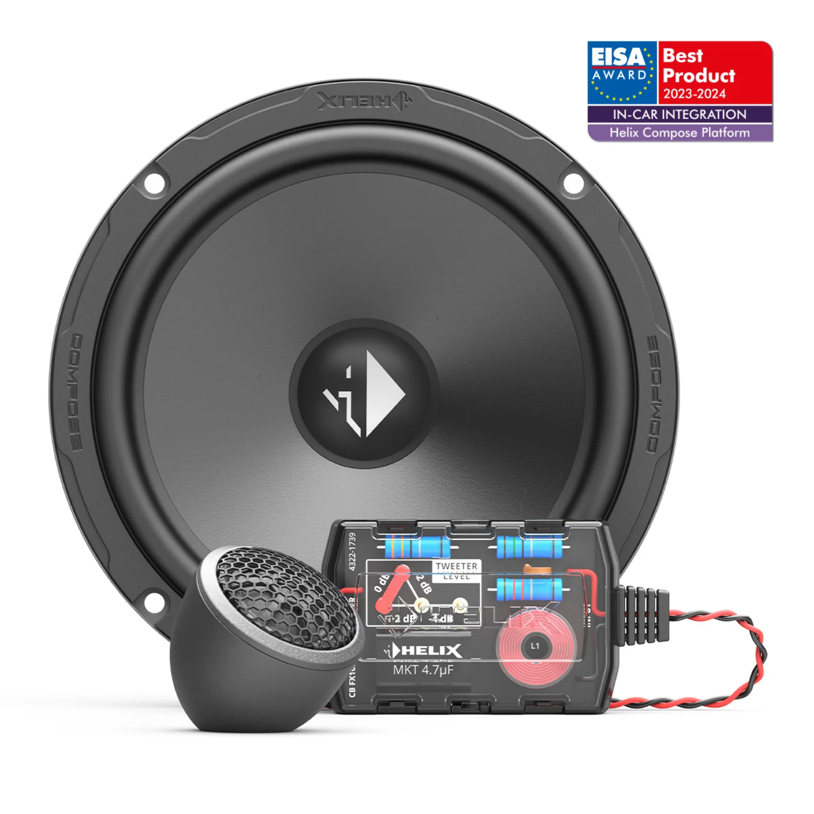 Helix Compose Basic CB K165.2-S3 FlexMount Speaker Kit 6.5 Inch 17cm 80w RMS Pair - Image 2