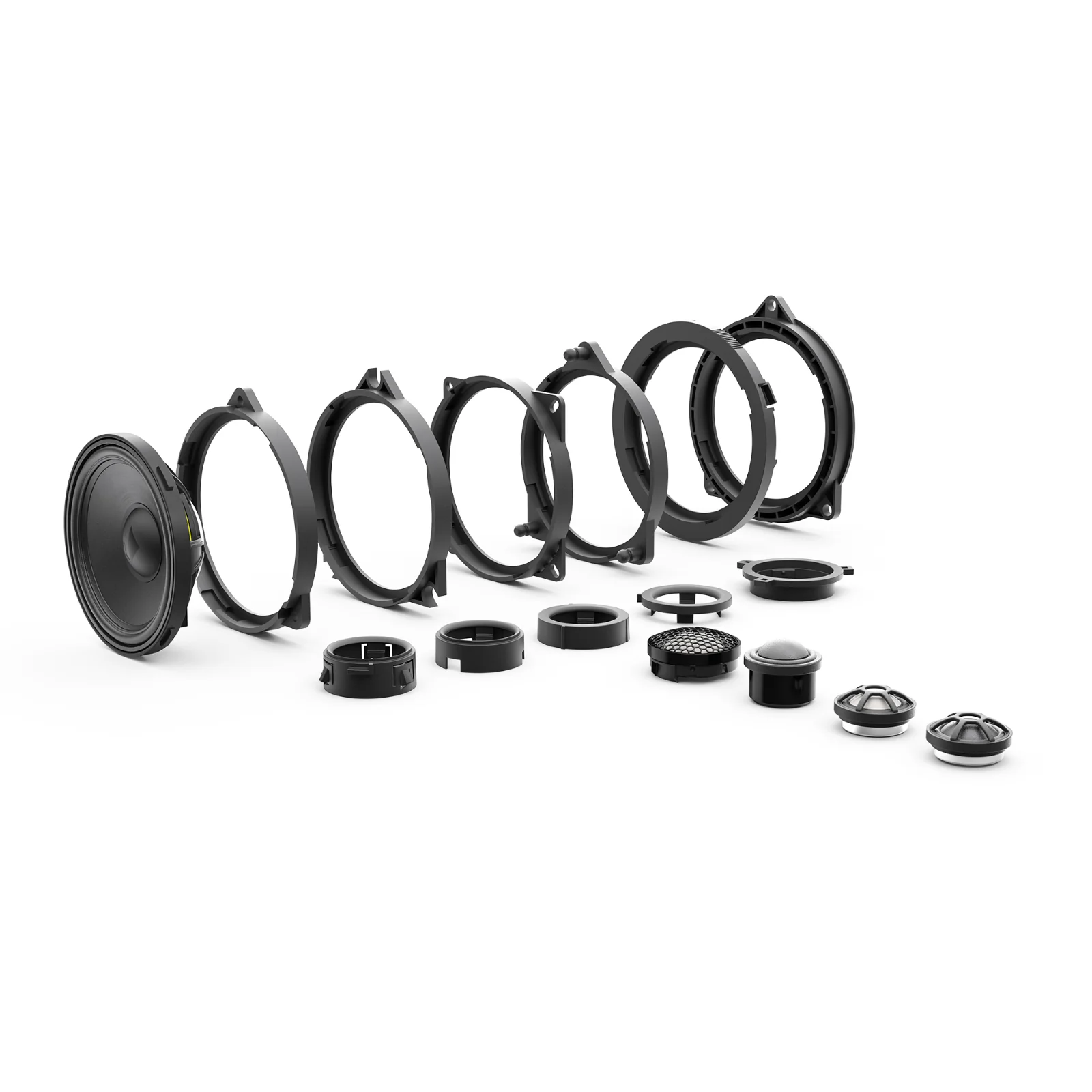 Helix Compose FlexMount 100 CFMK100 POR.1 4 Inch Midrange Adaptor for Porsche - Image 4