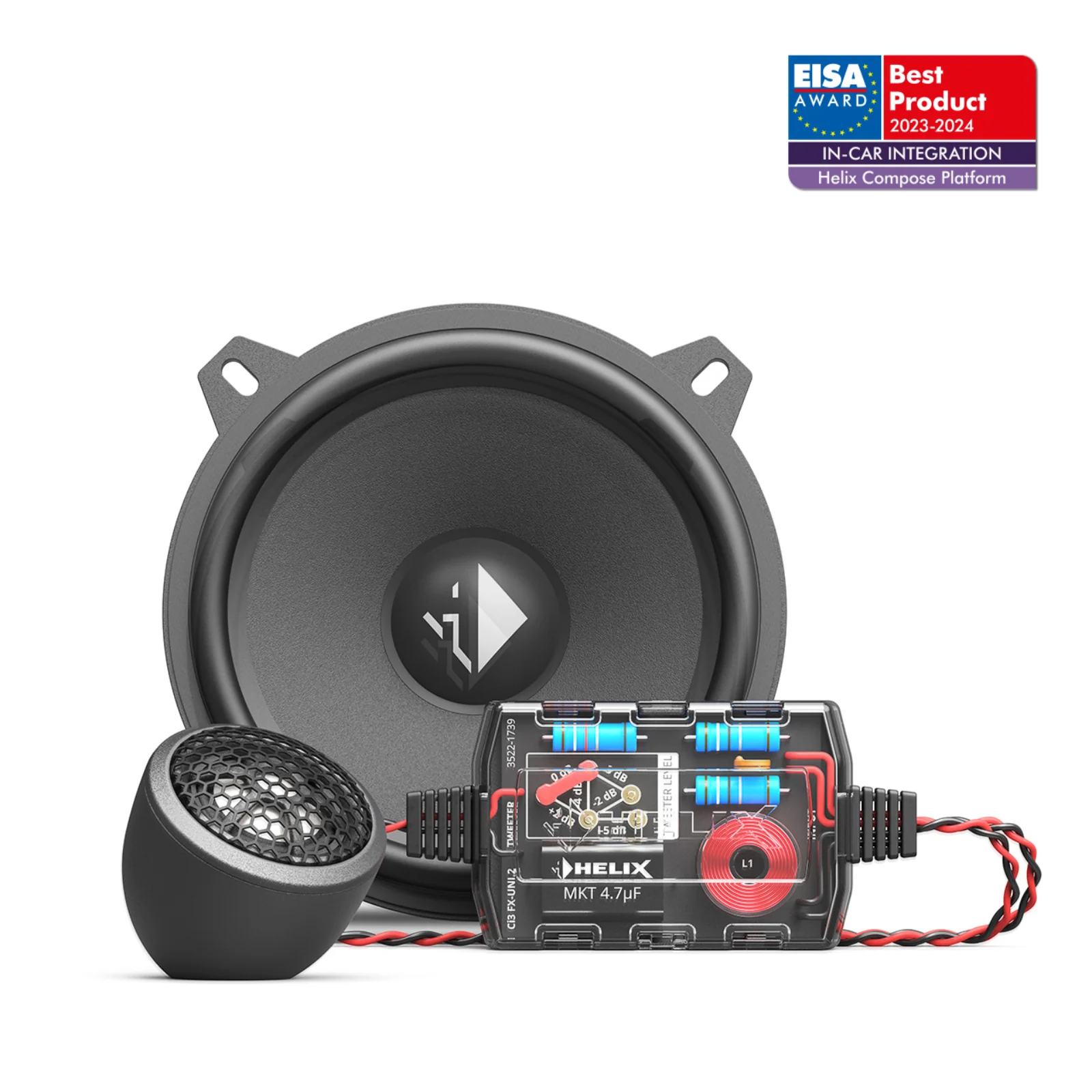 Helix Compose i3 Ci3 K130.2-S3 Component 5.25 Inch FlexMount Speakers 80w RMS - Image 2