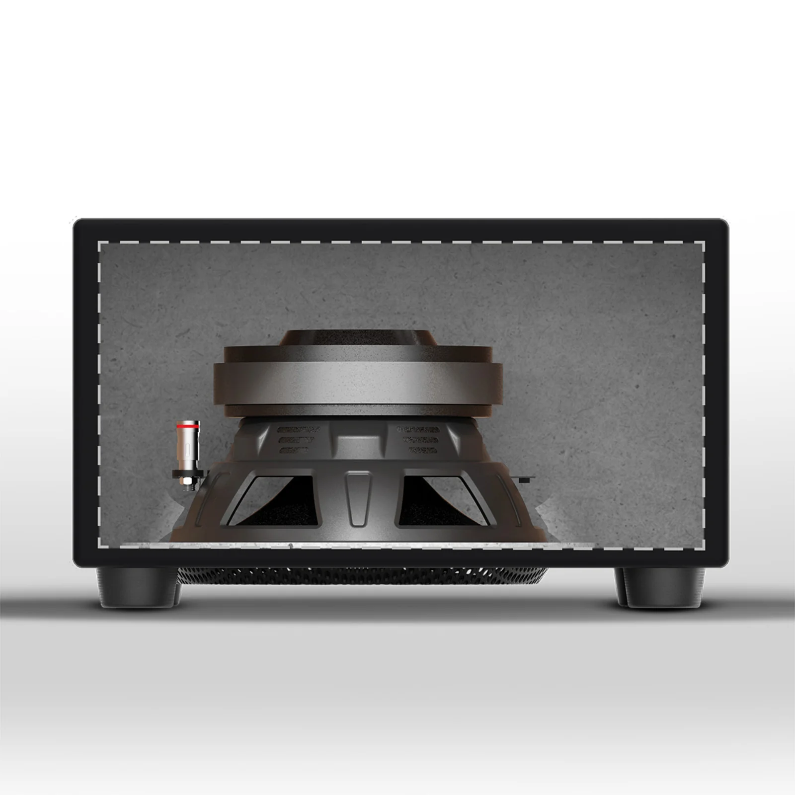 Helix IK E8.1-SVC2 Sub 8 Inch Downfire Compact Subwoofer Enclosure 300w RMS - Image 3