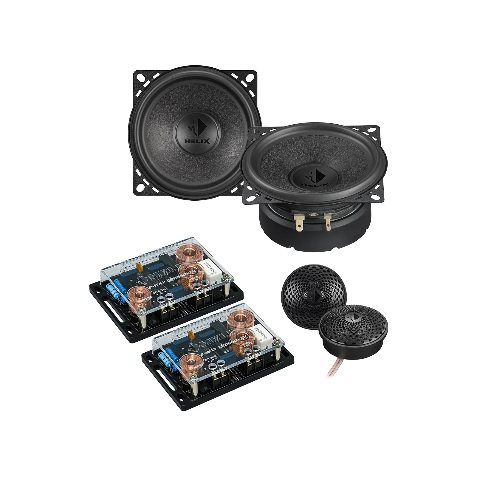 Helix Pure S 42C.2 4 Inch 100mm 2-Way Component Speakers 70w RMS