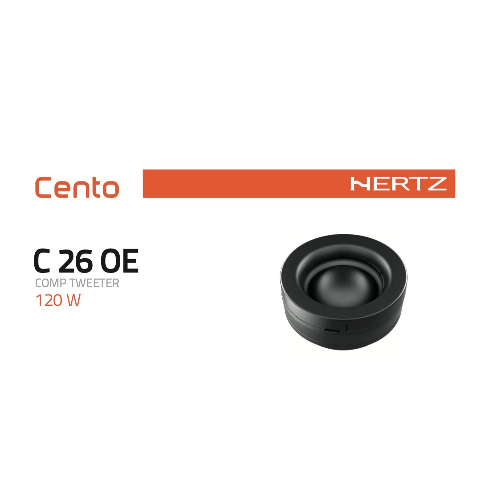 Hertz Cento C 26 1 Inch 26mm Soft Tetolon Dome Tweeters 4ohm 120w Peak Pair - Image 5