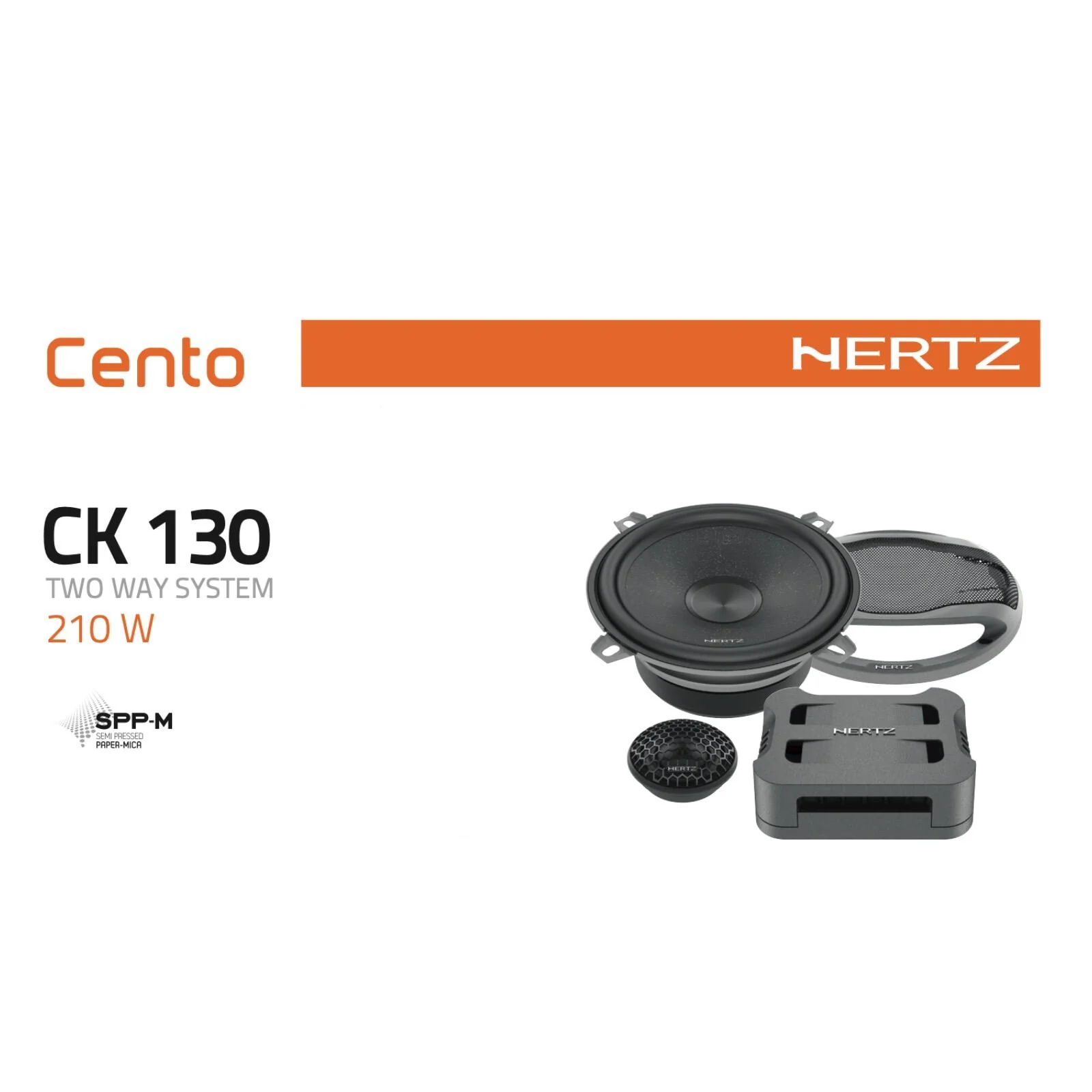 Hertz Cento CK 130 5.25 Inch 13cm 2 Way Car Door Component Speakers 70w RMS Pair - Image 5