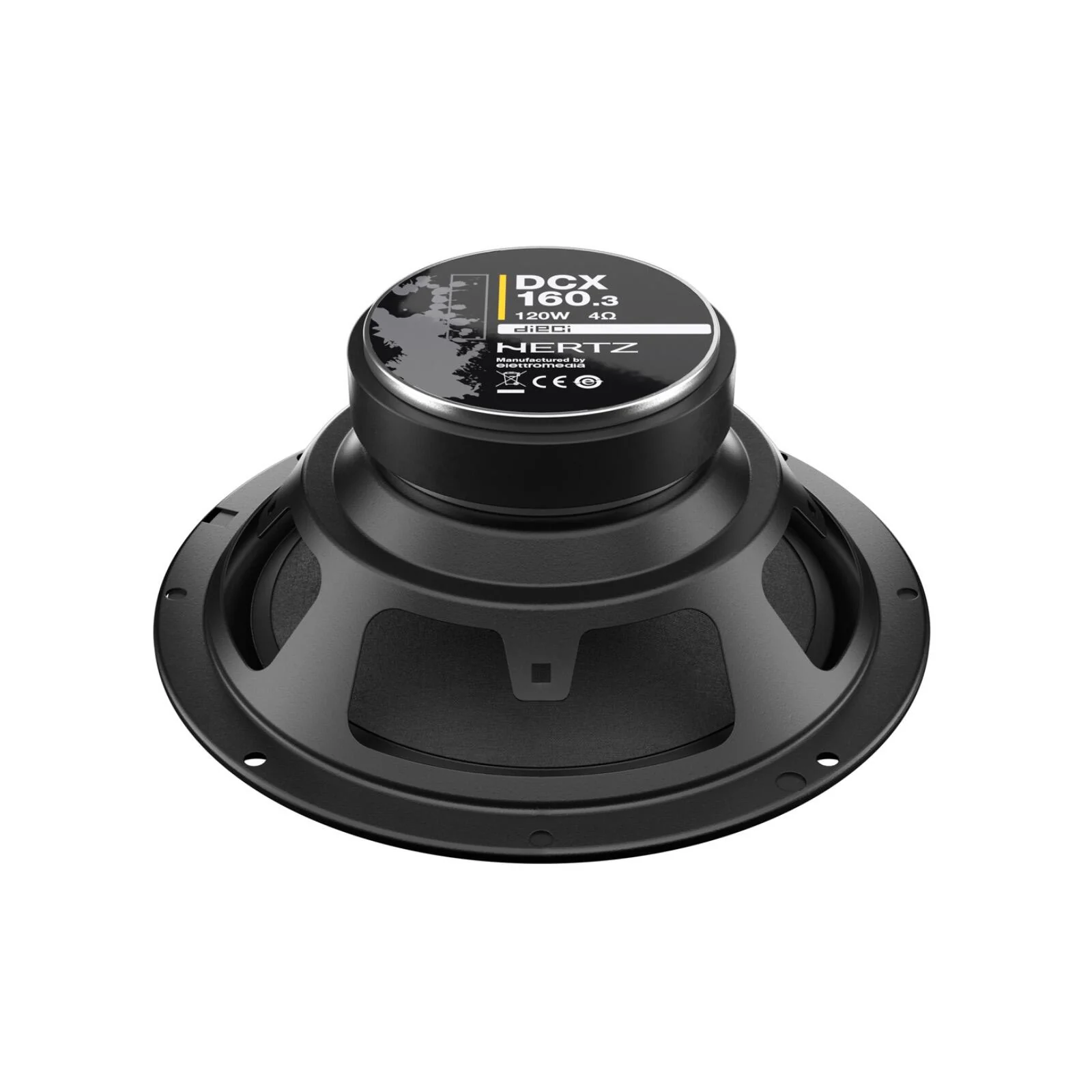 Hertz Dieci DCX 160.3 6.0" 16.0cm 2 Way Car Door Coaxial Speakers 60w RMS Pair - Image 2